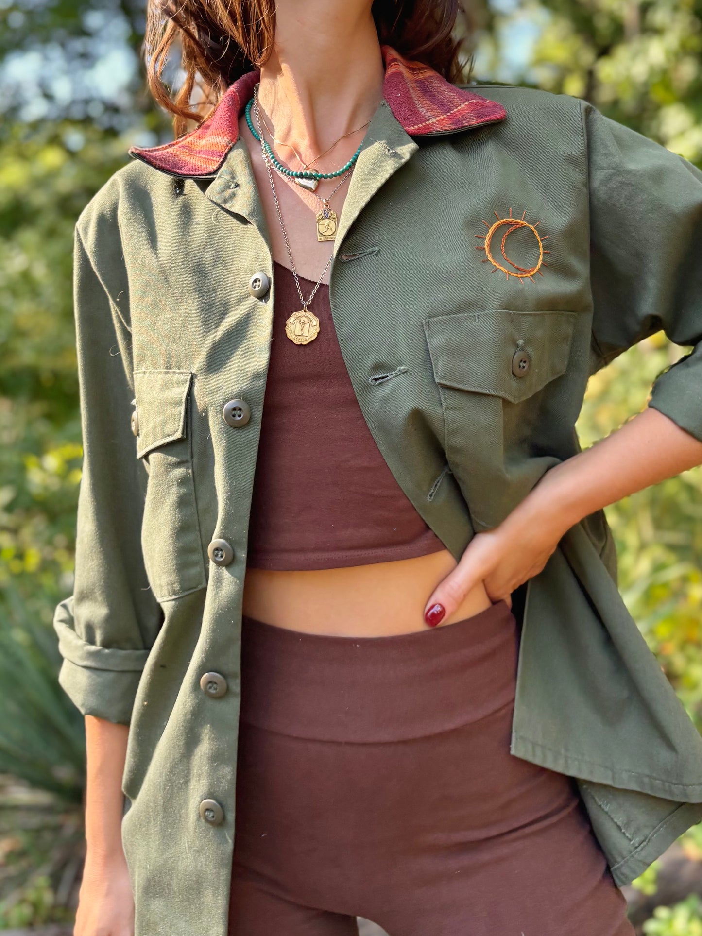 Appliqué Stealie Army Jacket