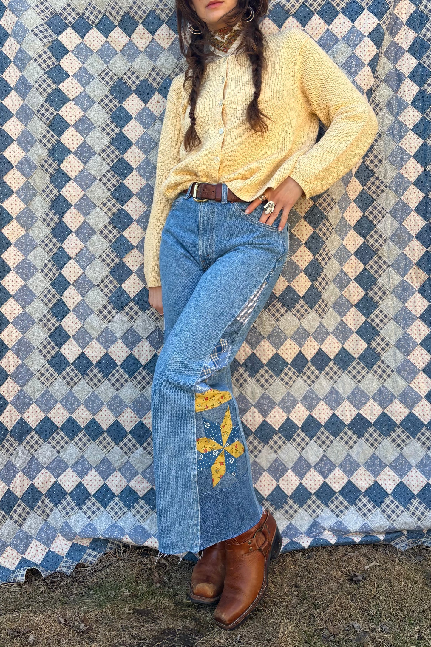 Star & Pinwheel Orange Tab Levi's