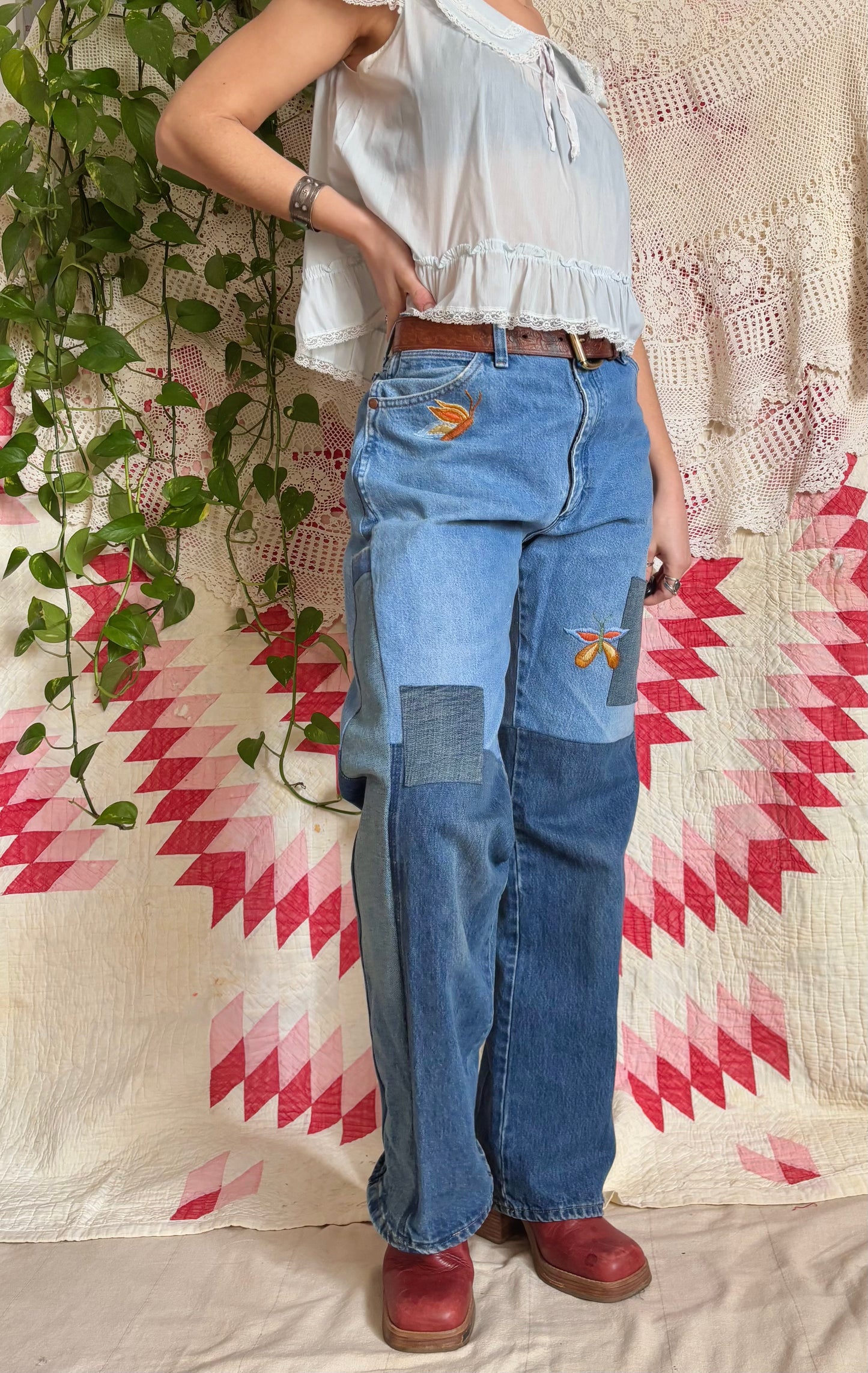 Plain Butterfly Wranglers size 34