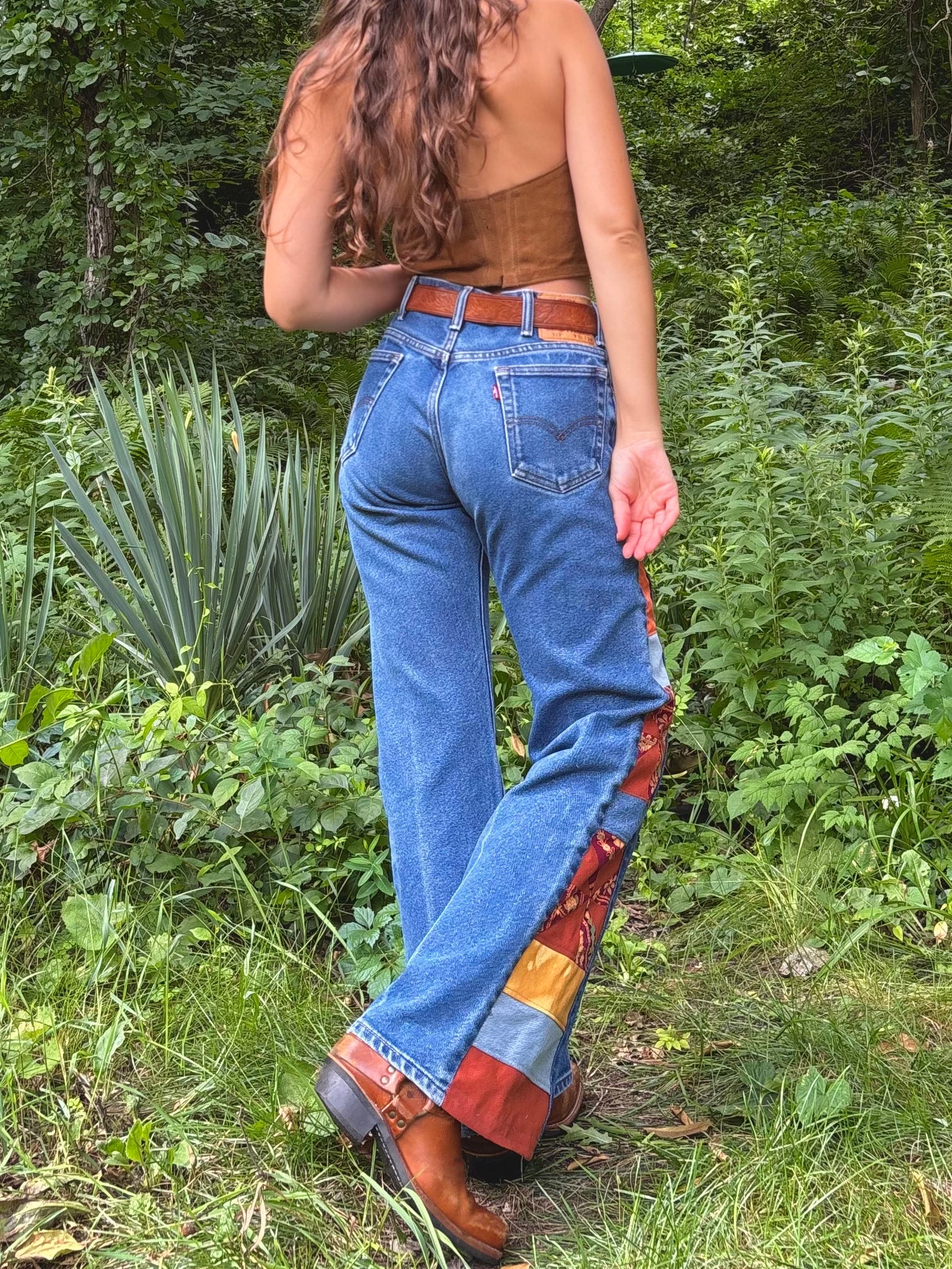 Orange Warm Tone Pinwheel Levi's