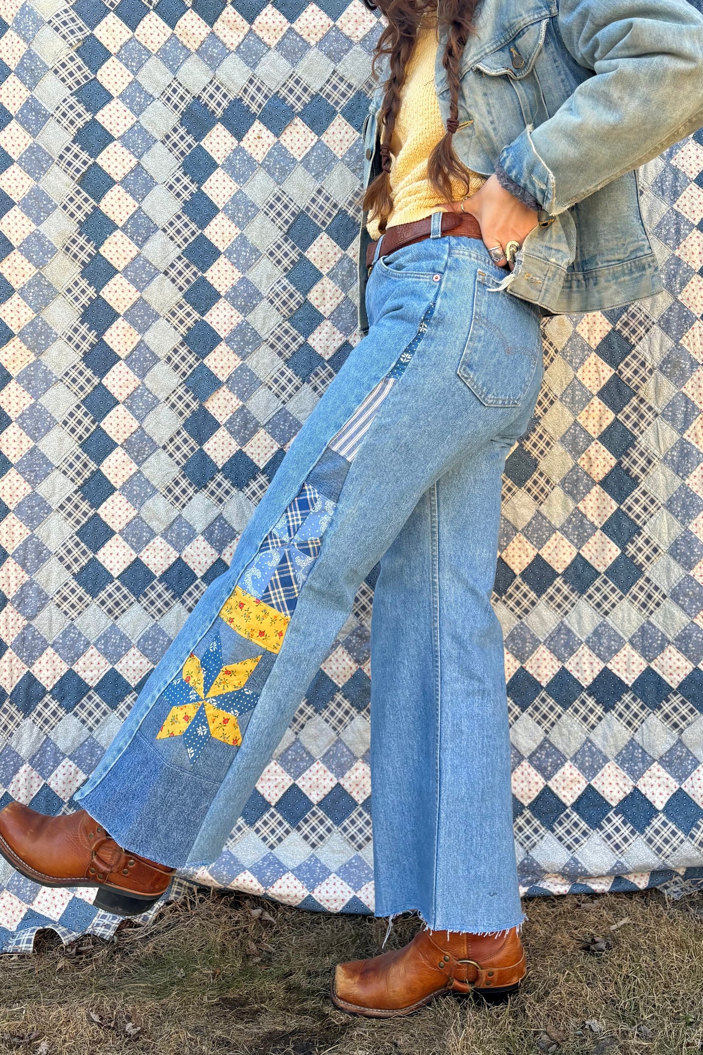 Star & Pinwheel Orange Tab Levi's