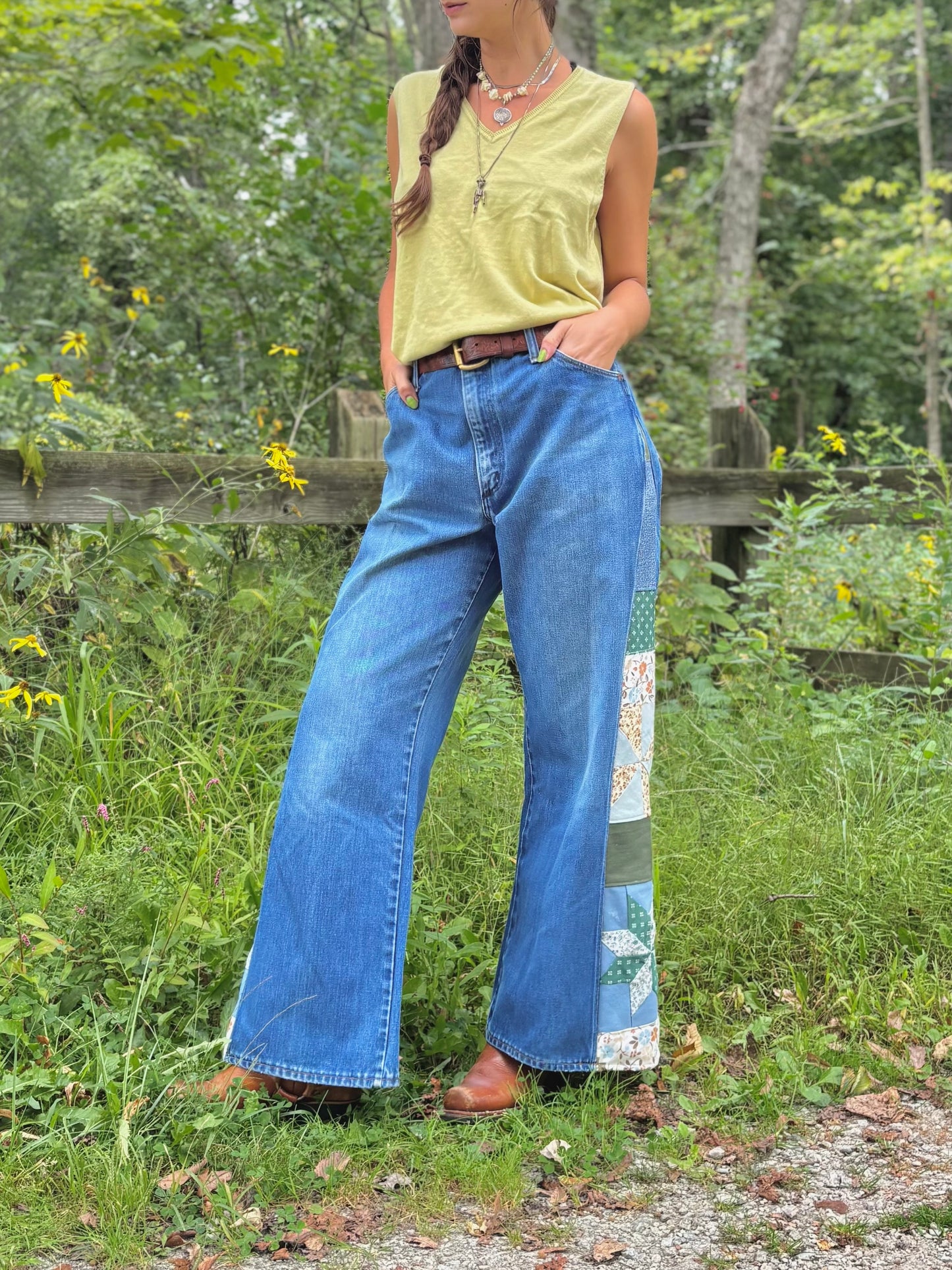 Star & Pinwheel 70s Wranglers