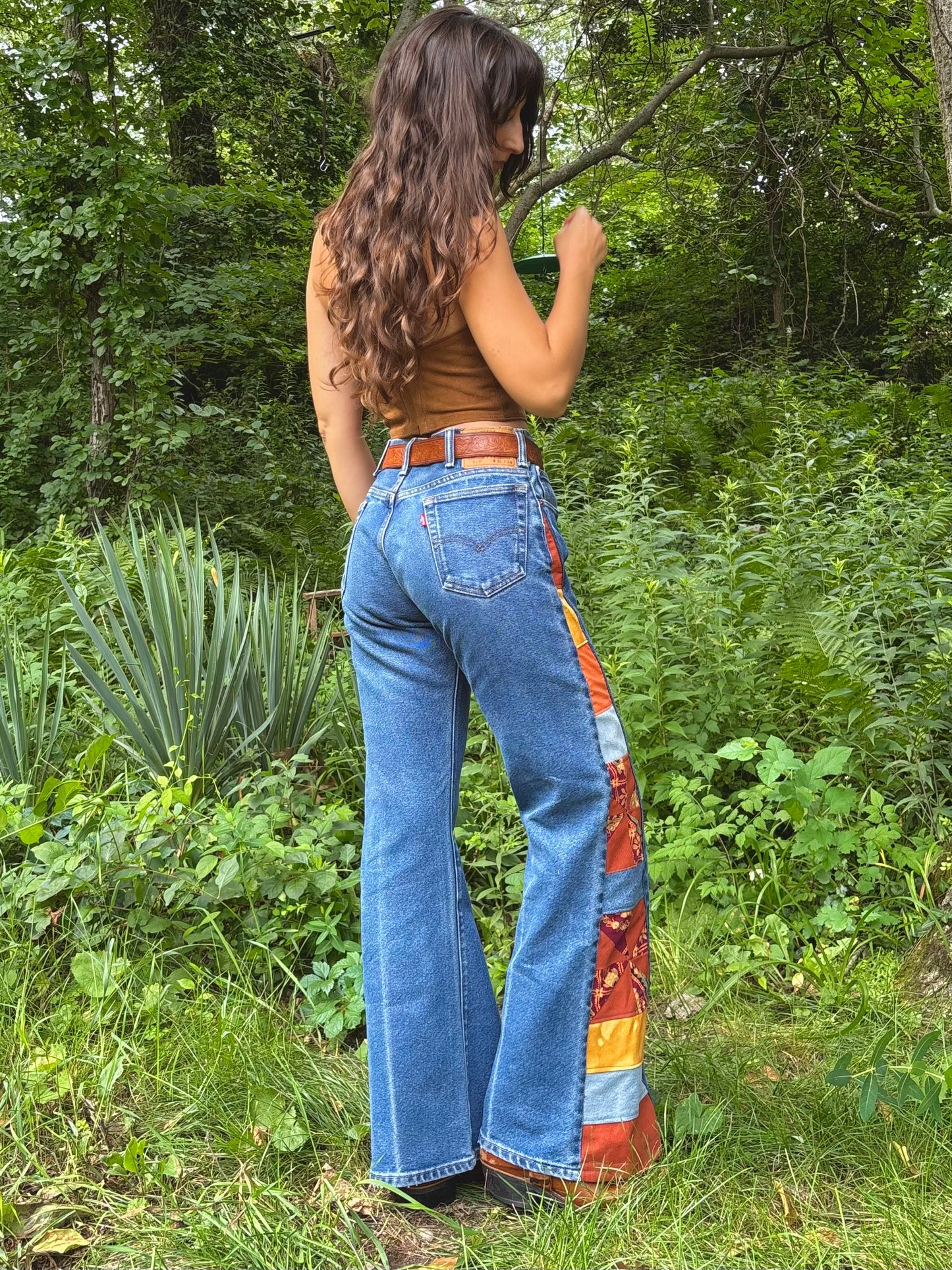 Orange Warm Tone Pinwheel Levi's