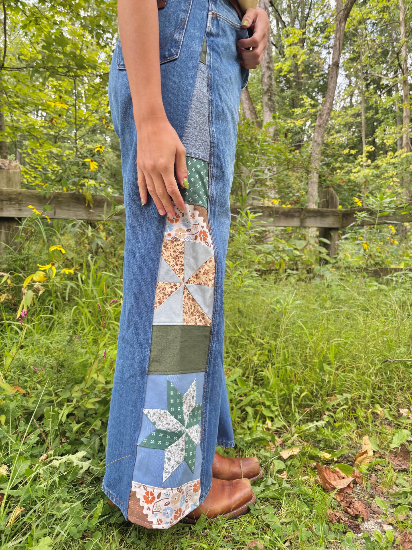 Star & Pinwheel 70s Wranglers
