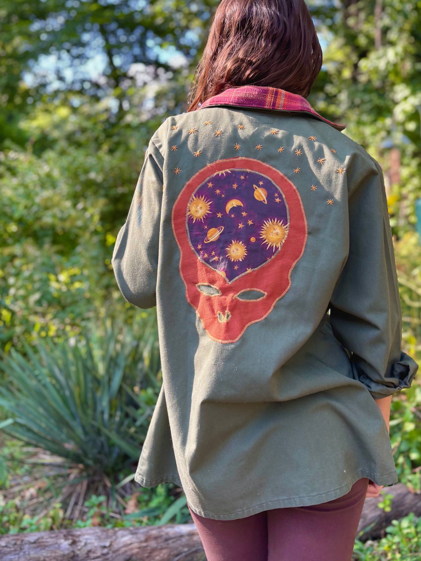 Appliqué Stealie Army Jacket