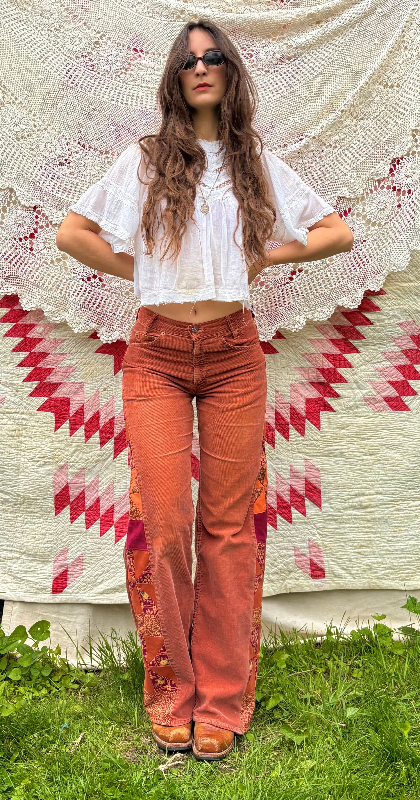 Rust Orange Tab Pinwheel Levi's
