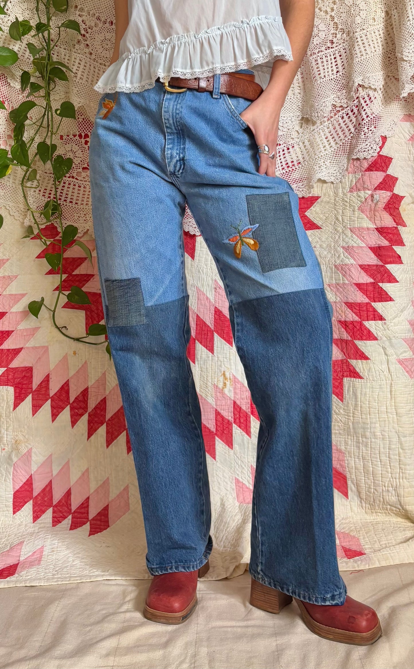 Plain Butterfly Wranglers size 34