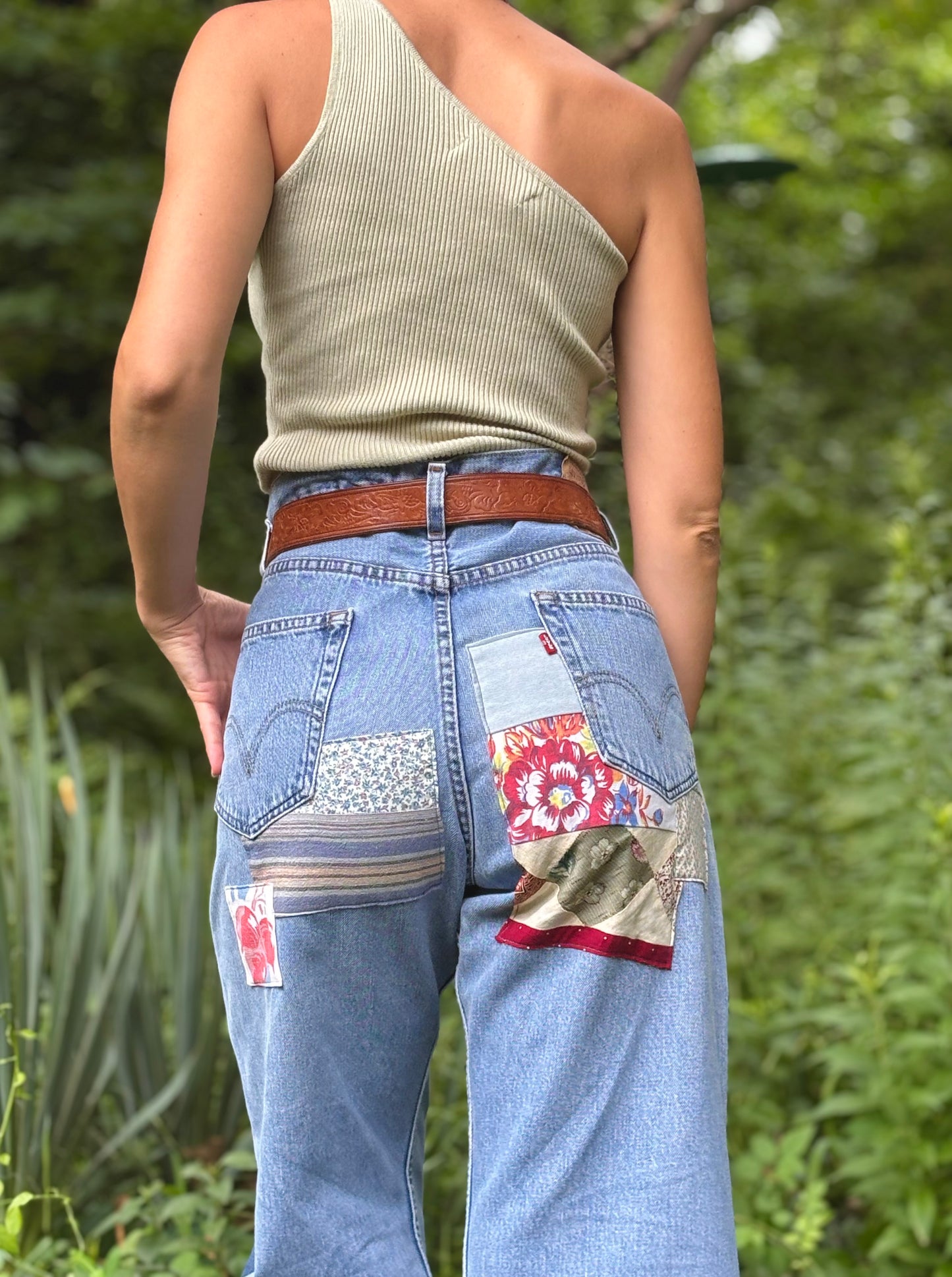 Patched Bum Levi's