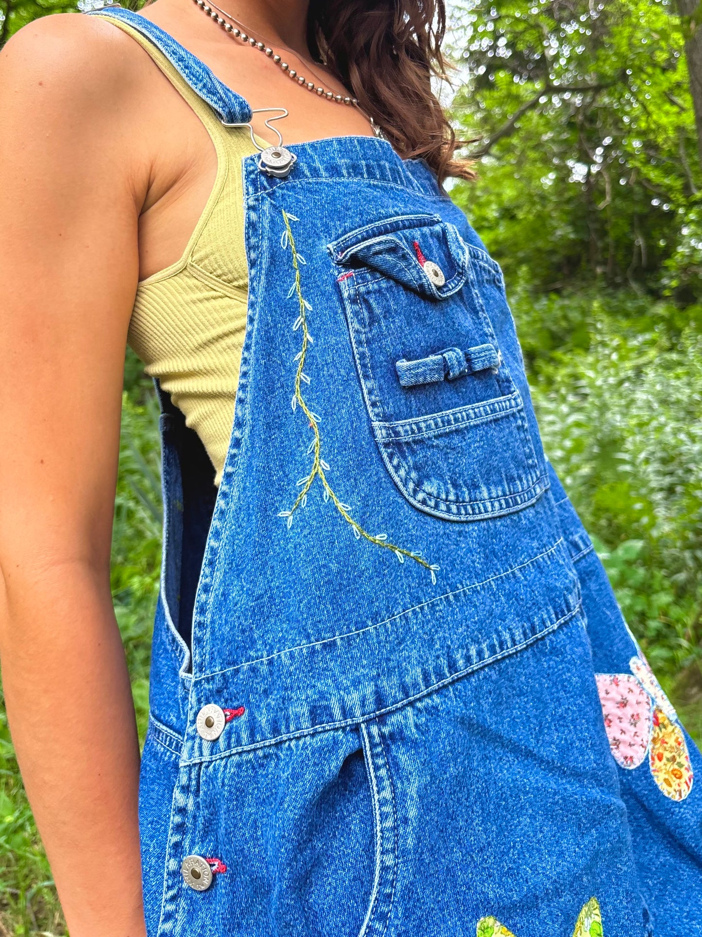 Butterfly Appliqué Bib Shorts