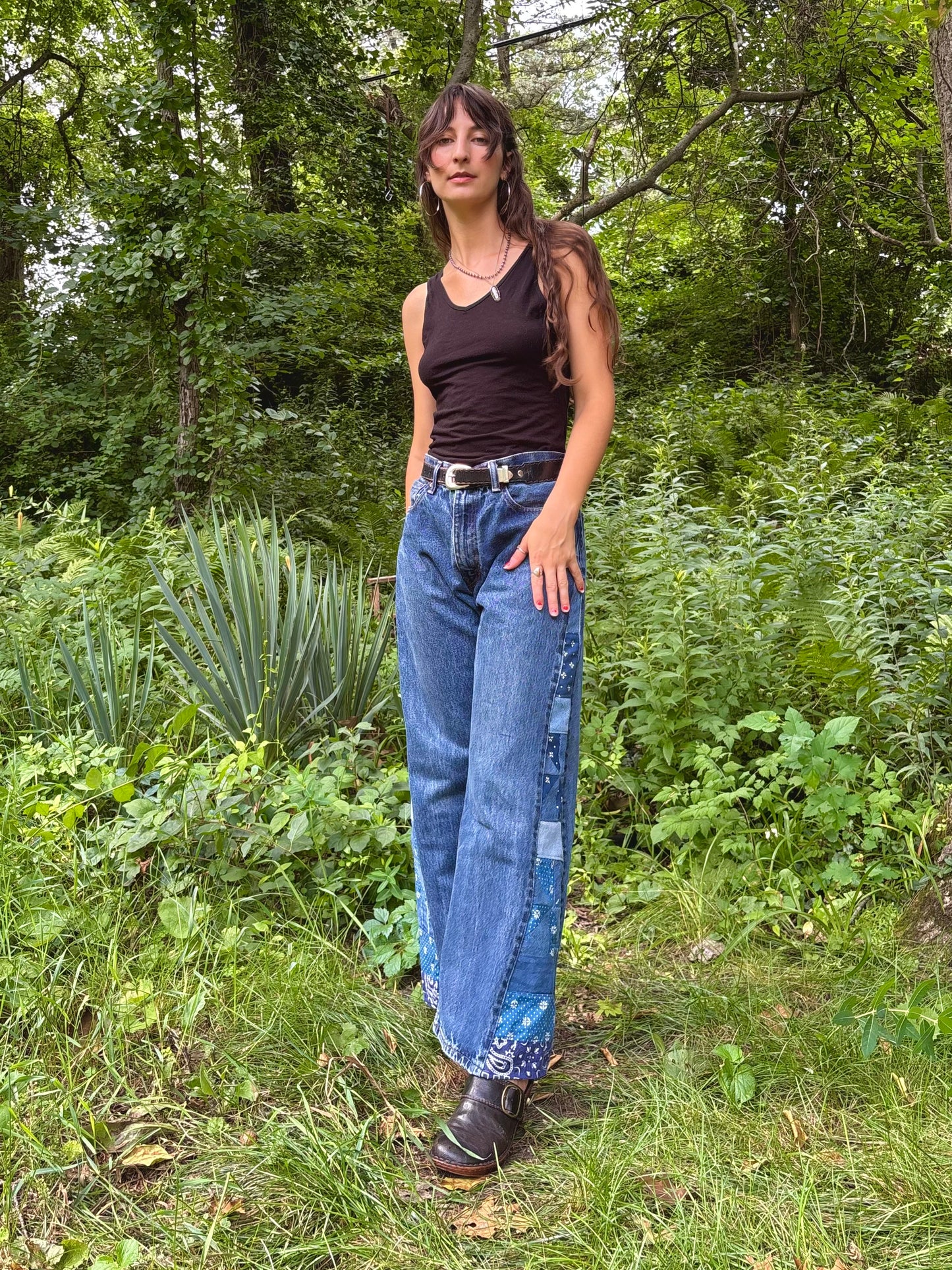 Calico Blue Pinwheel Levi's