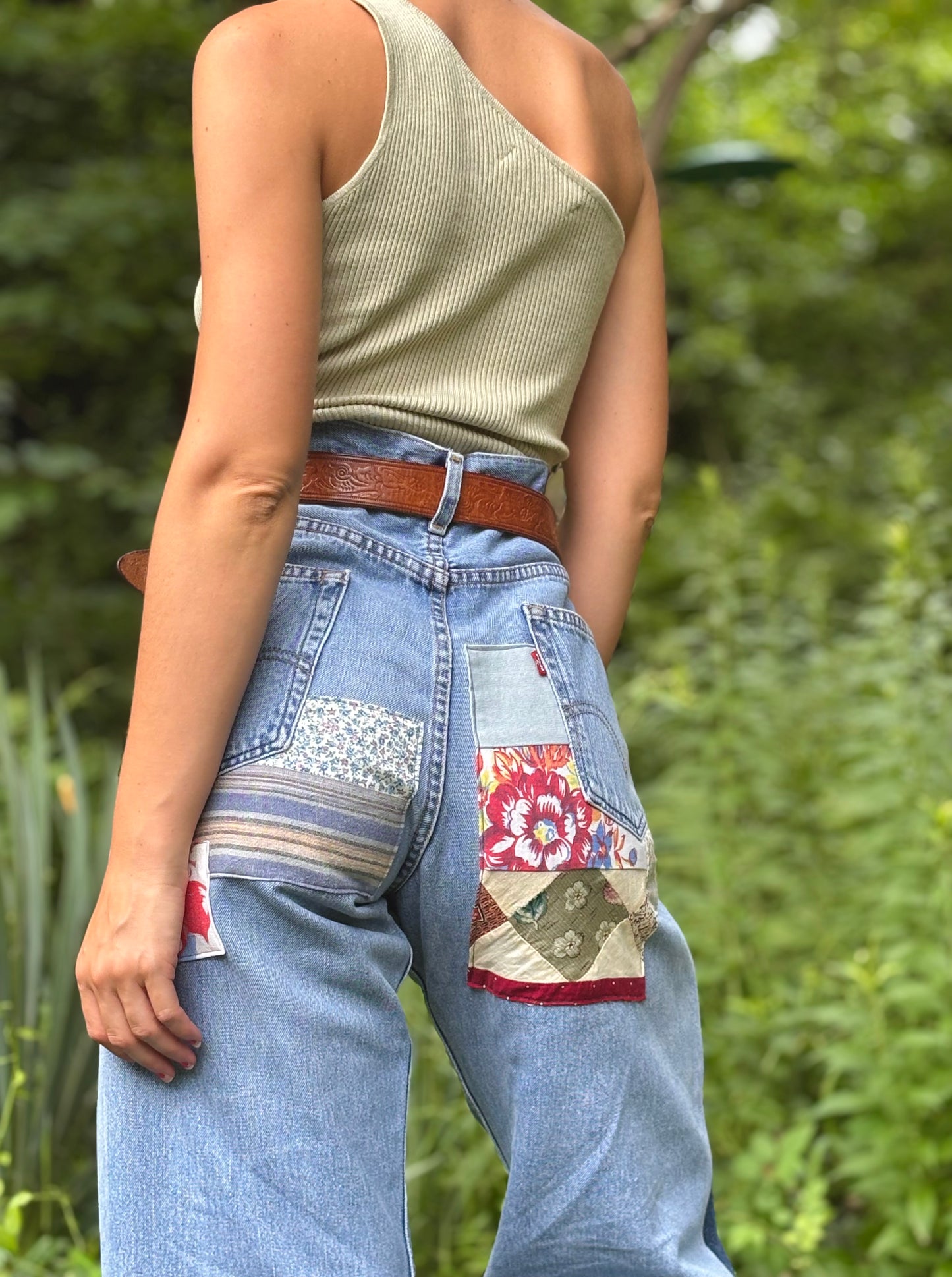Patched Bum Levi's