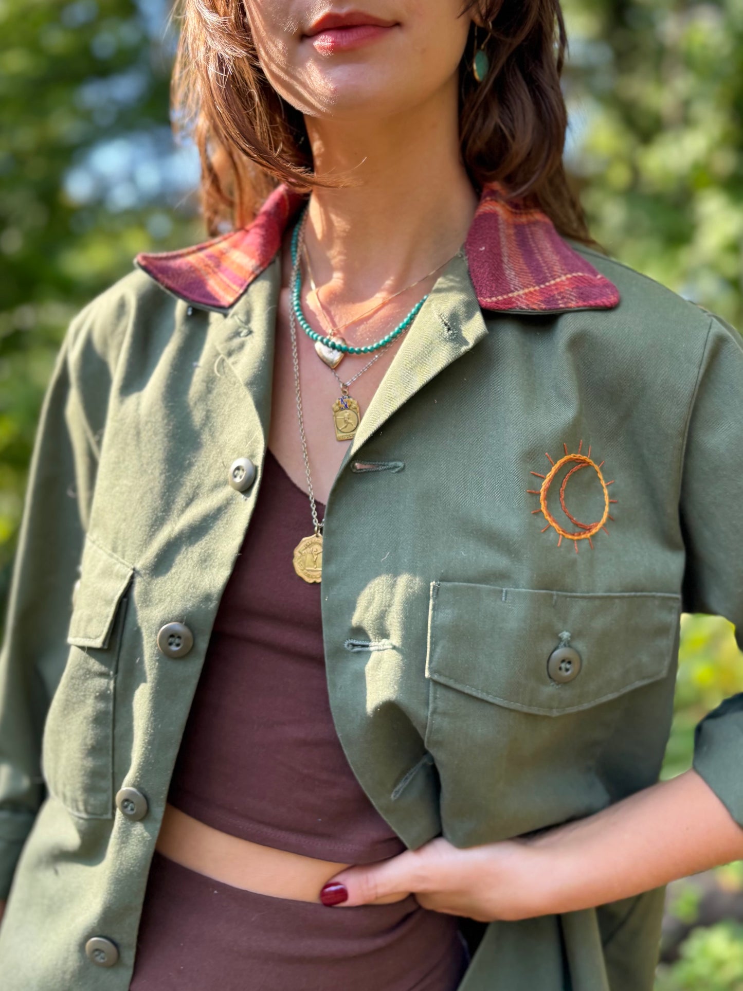 Appliqué Stealie Army Jacket