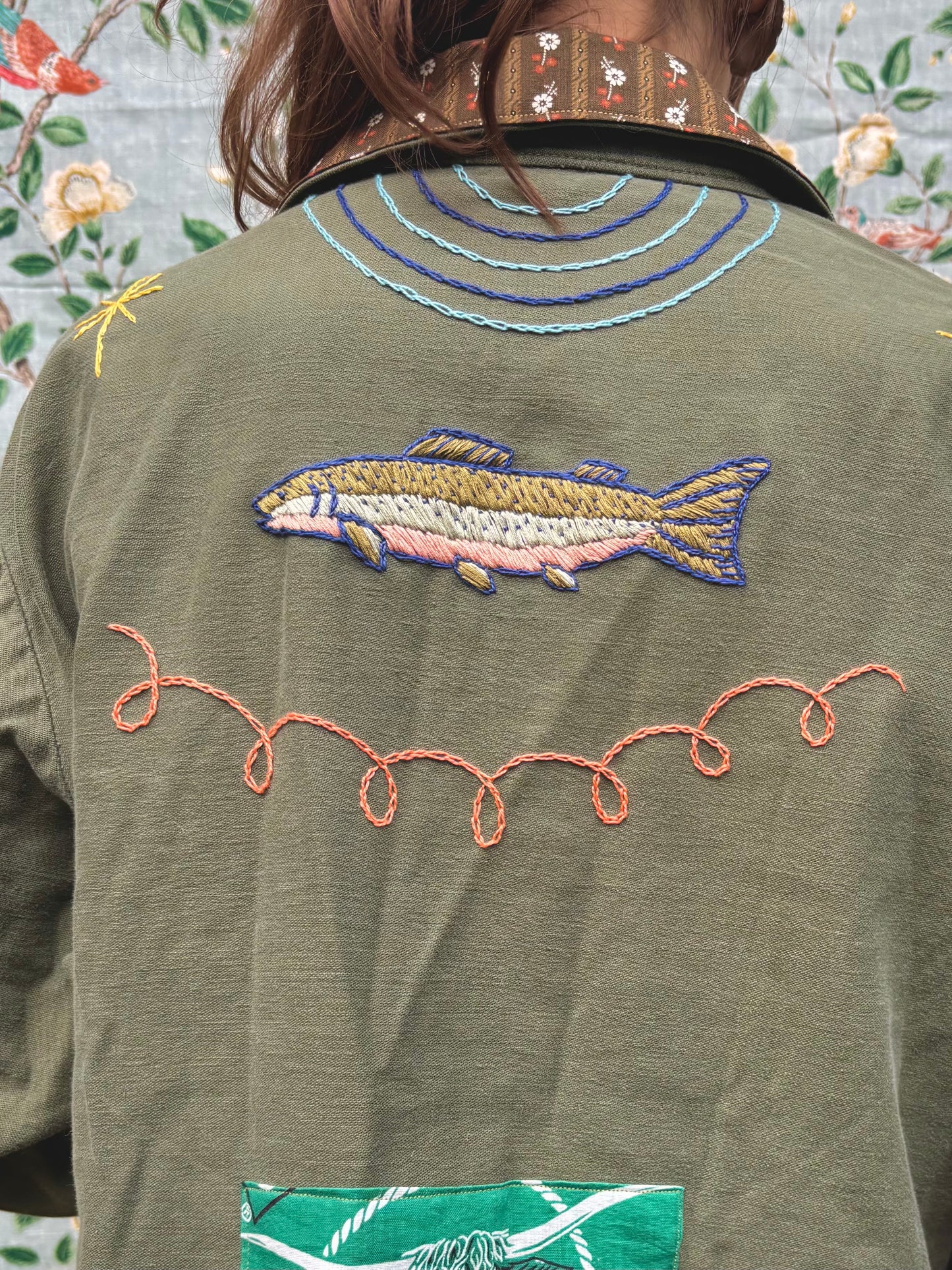 𓆟 Embroidered & Patched OG 107 Army Shirt