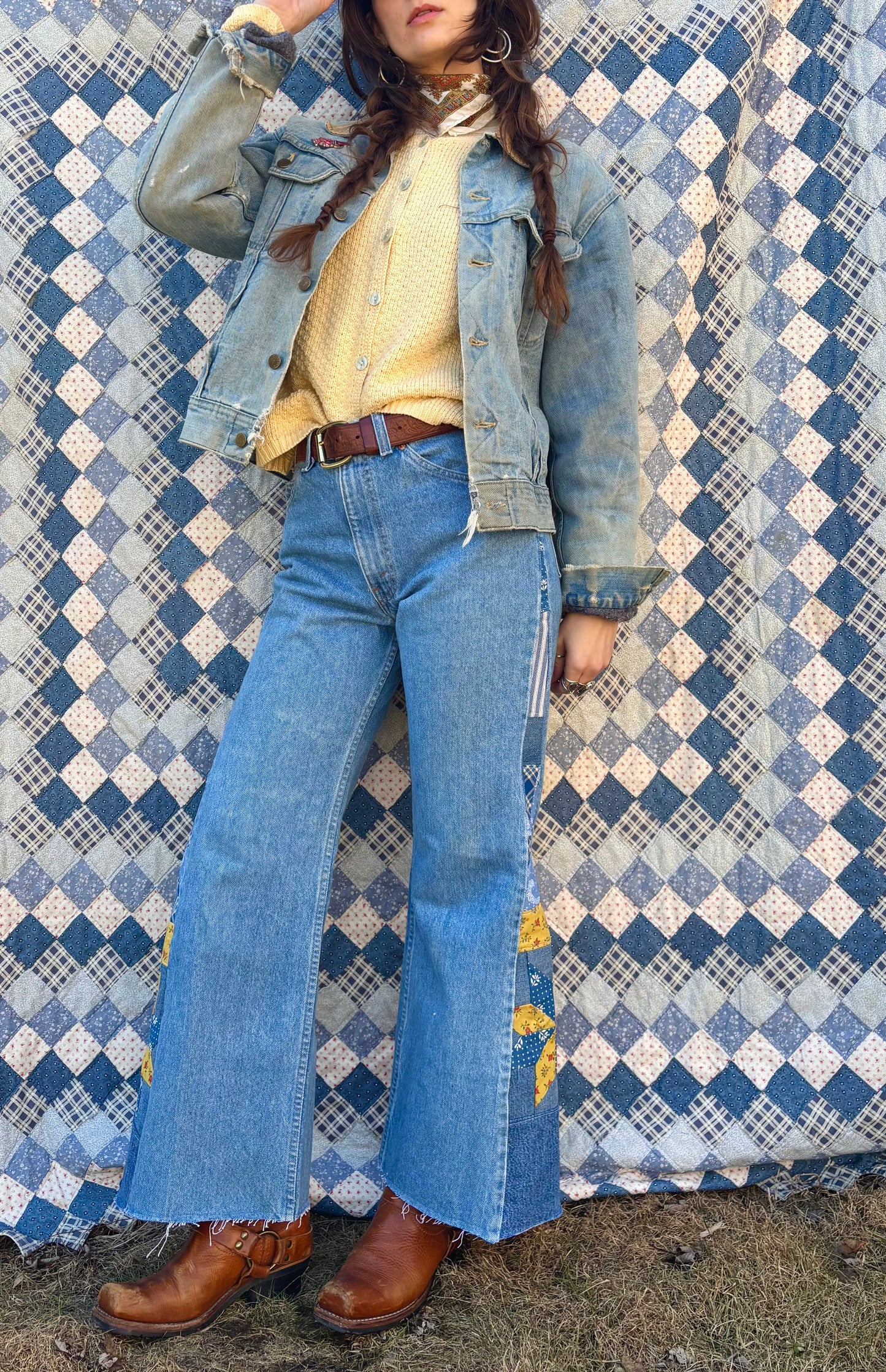 Star & Pinwheel Orange Tab Levi's