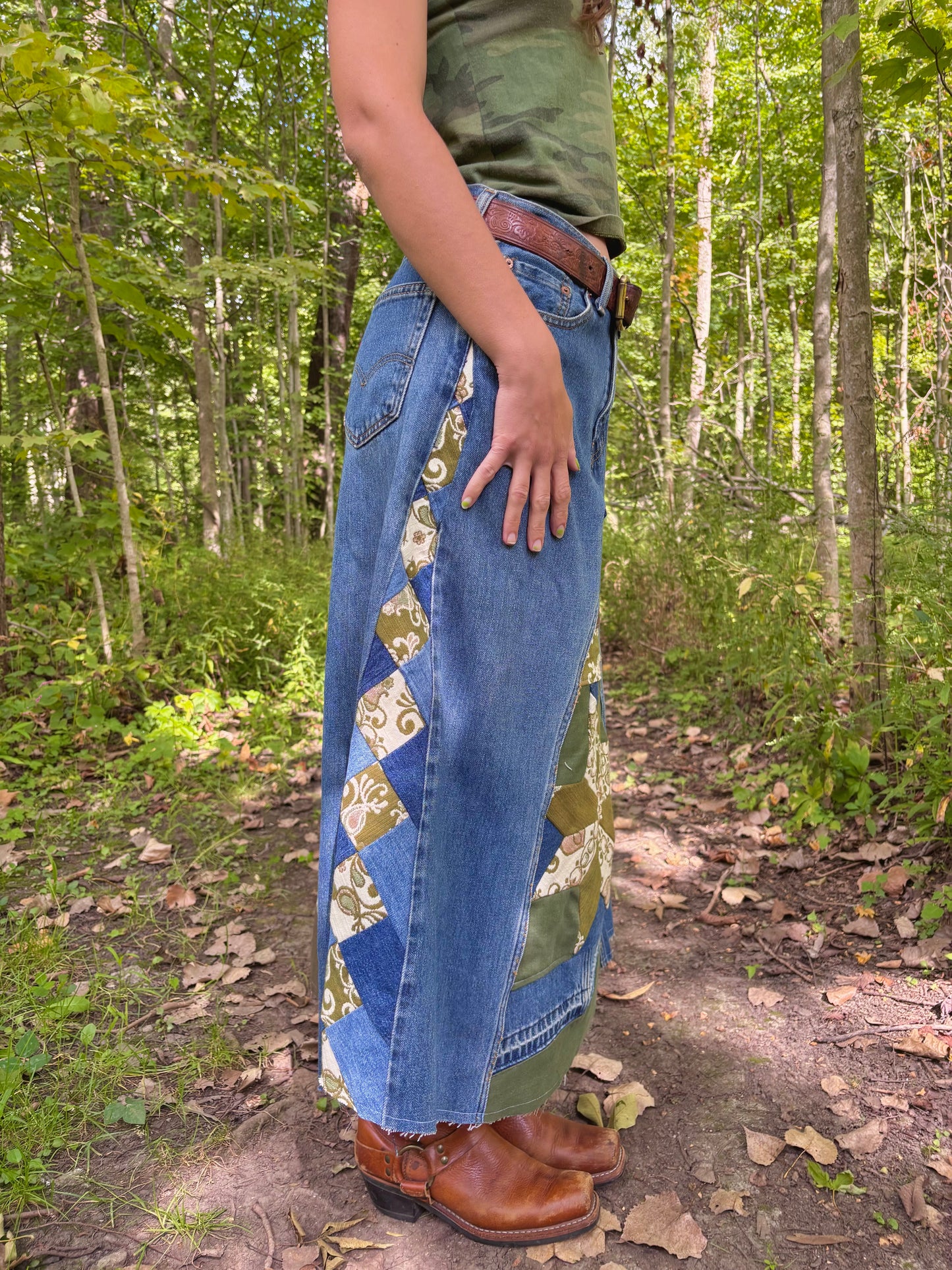 Levi's Quilt Skirt 🌿