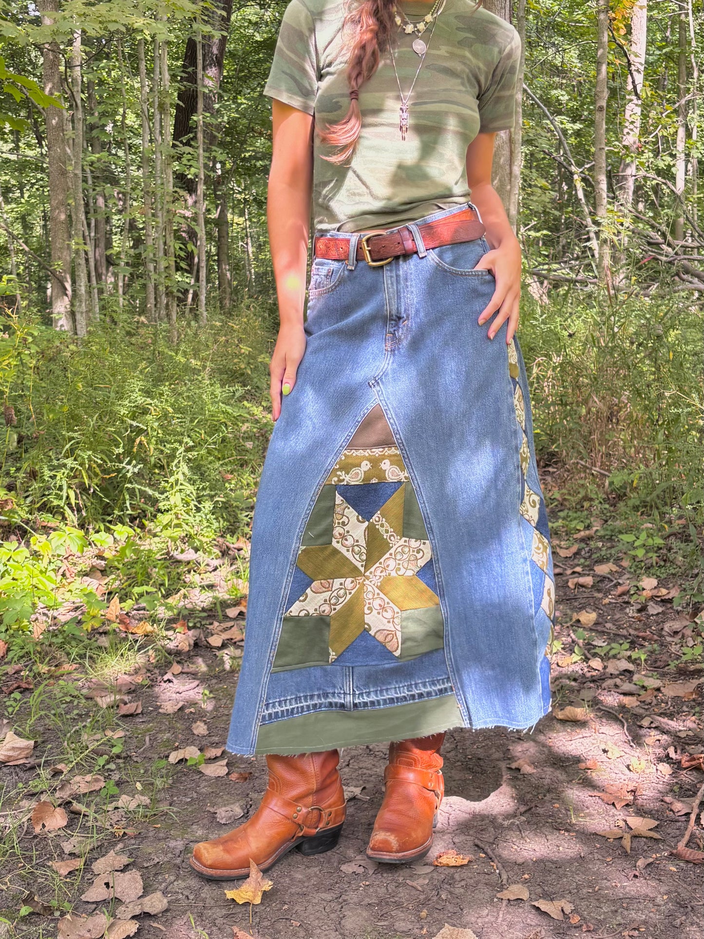 Levi's Quilt Skirt 🌿