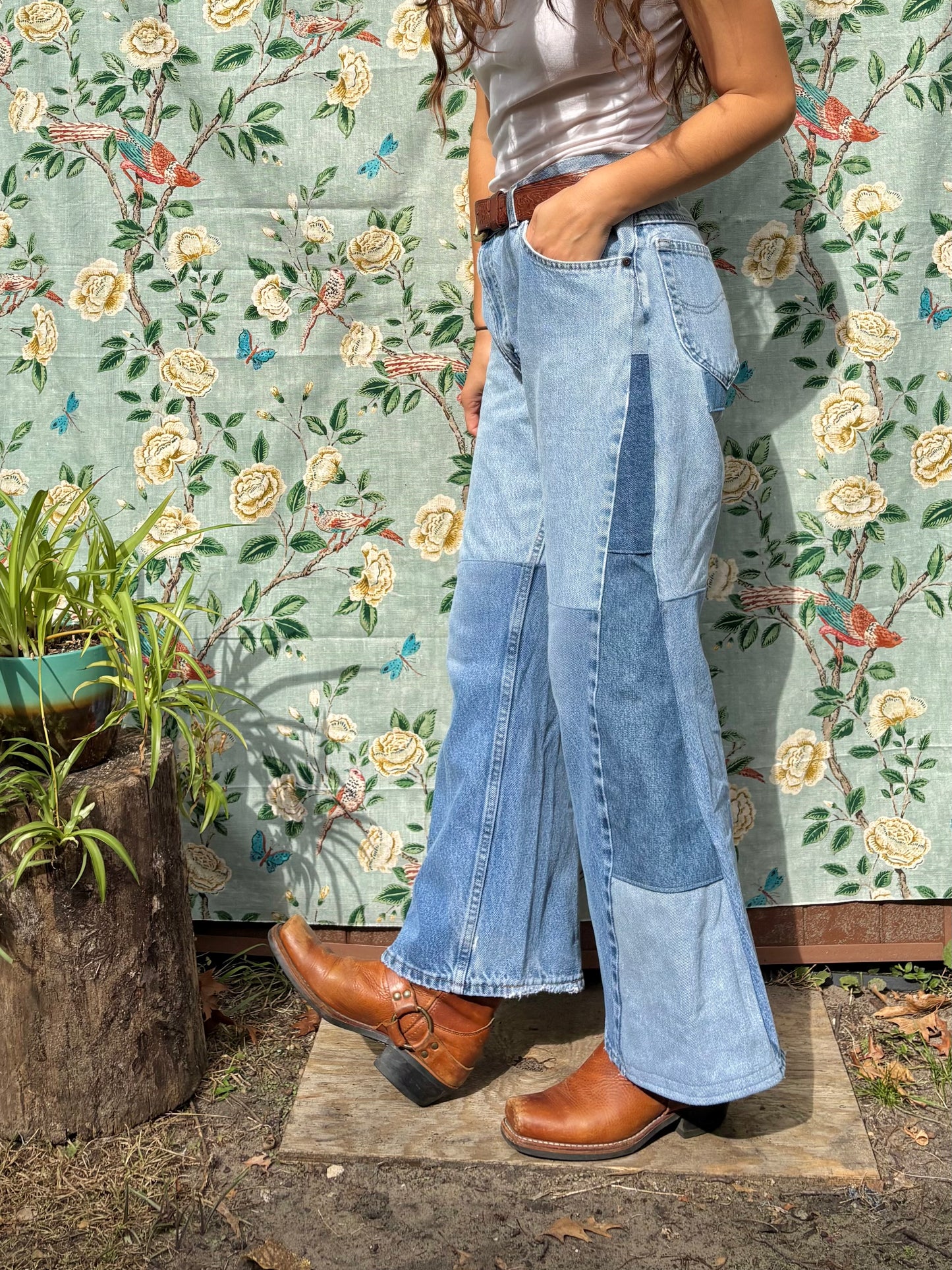 Plain Jane Patched Bum Lee's