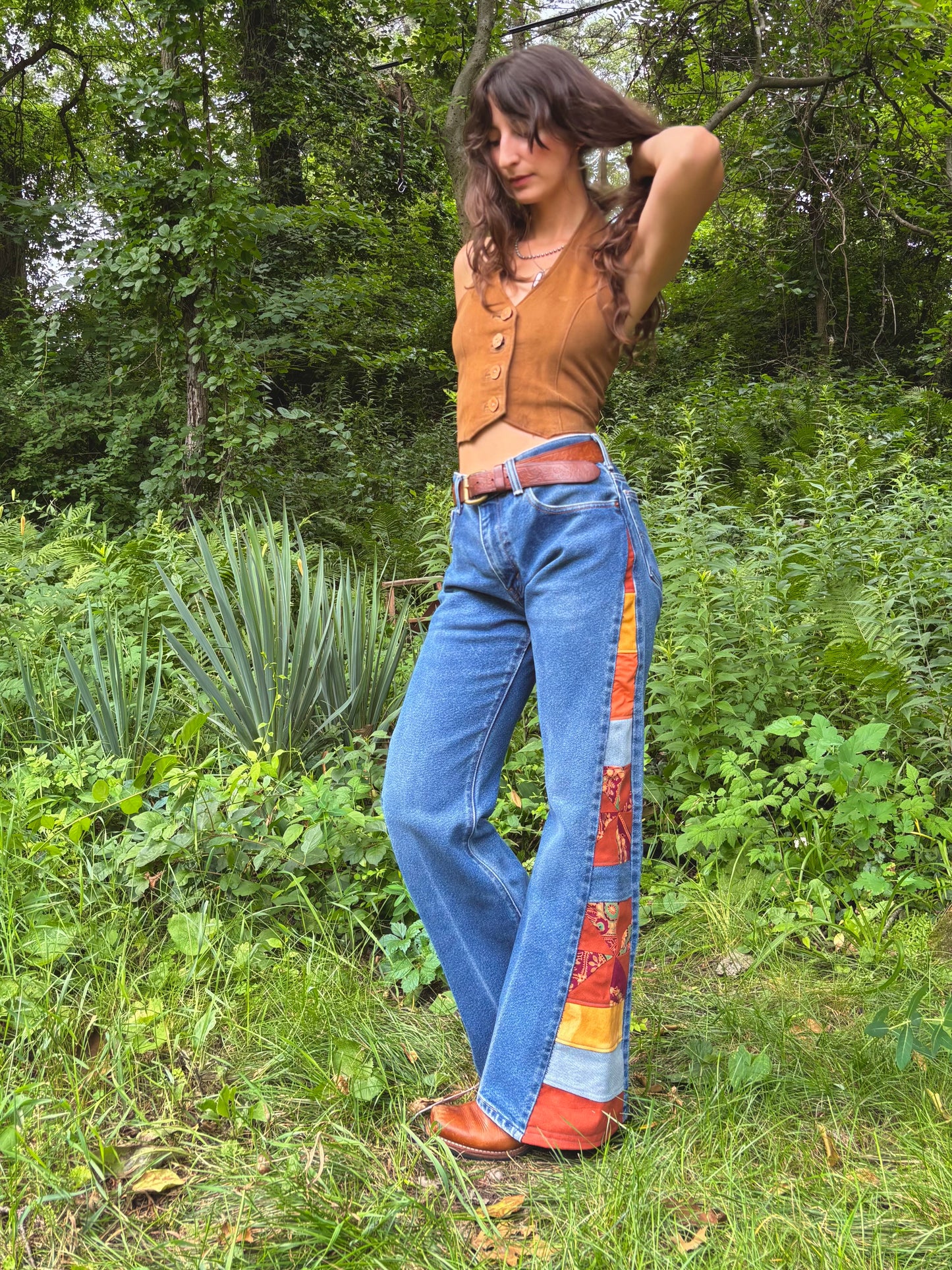Orange Warm Tone Pinwheel Levi's