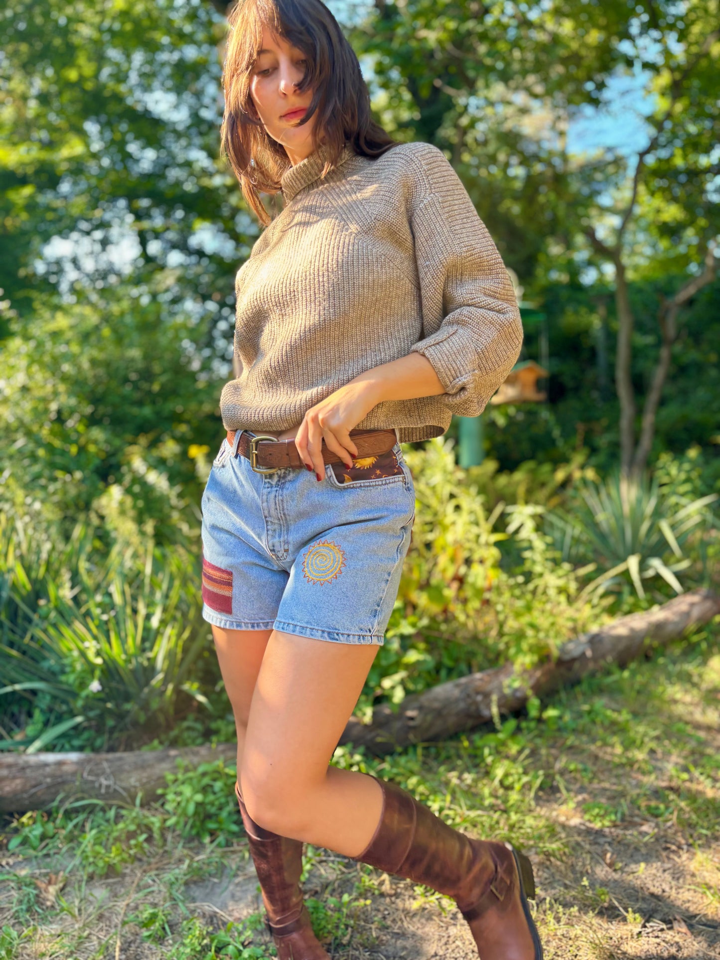 90s Calvin Klein Patchwork Shorts 🌞