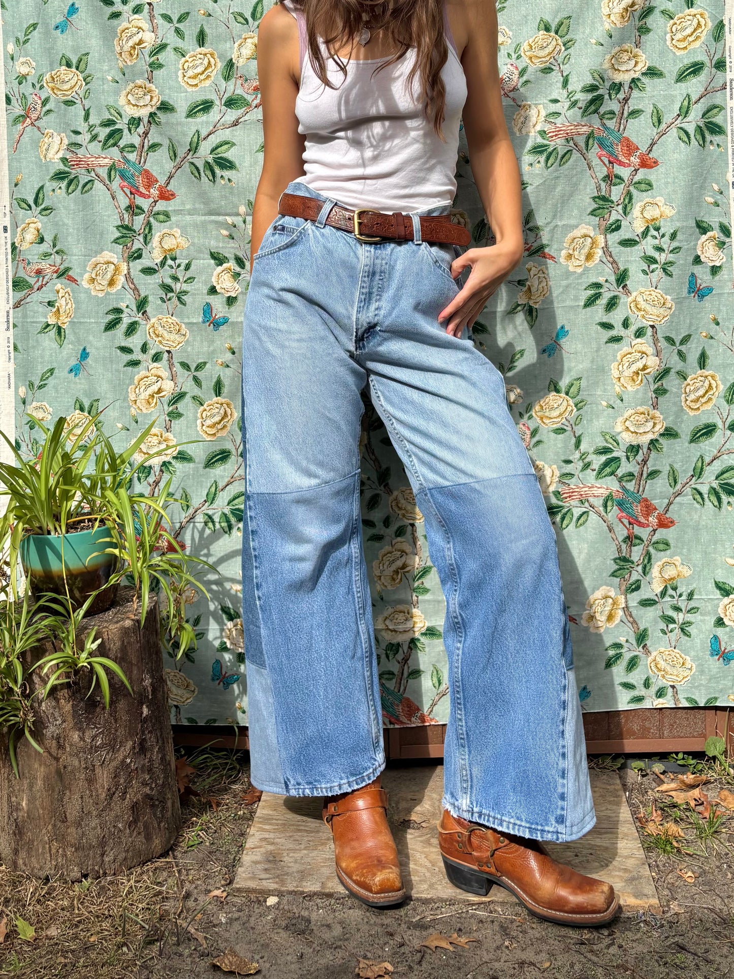 Plain Jane Patched Bum Lee's