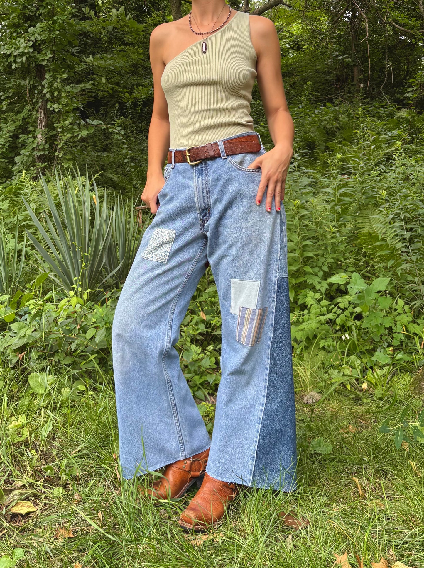 Patched Bum Levi's