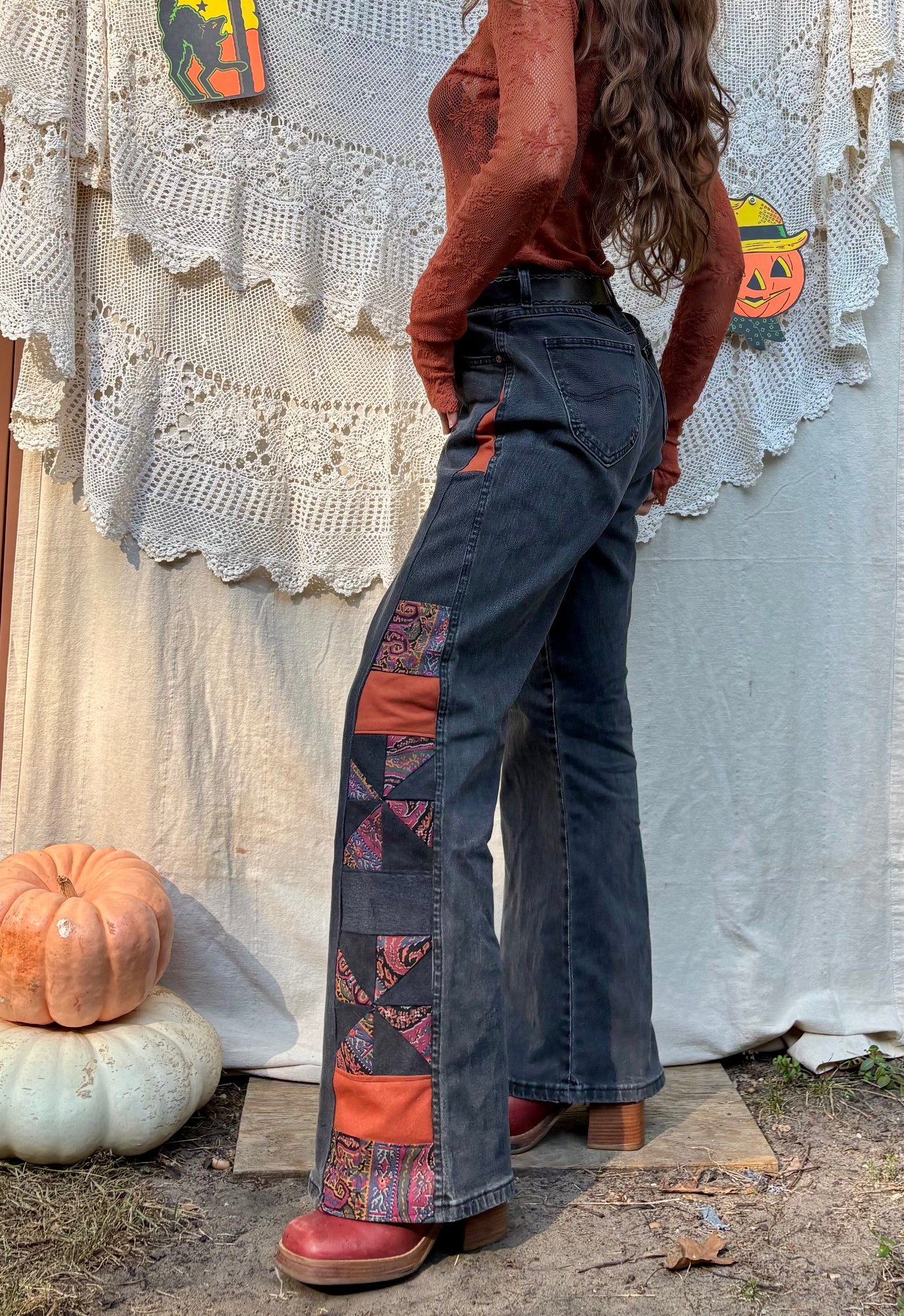 🖤🧡 Black Pinwheel Lees
