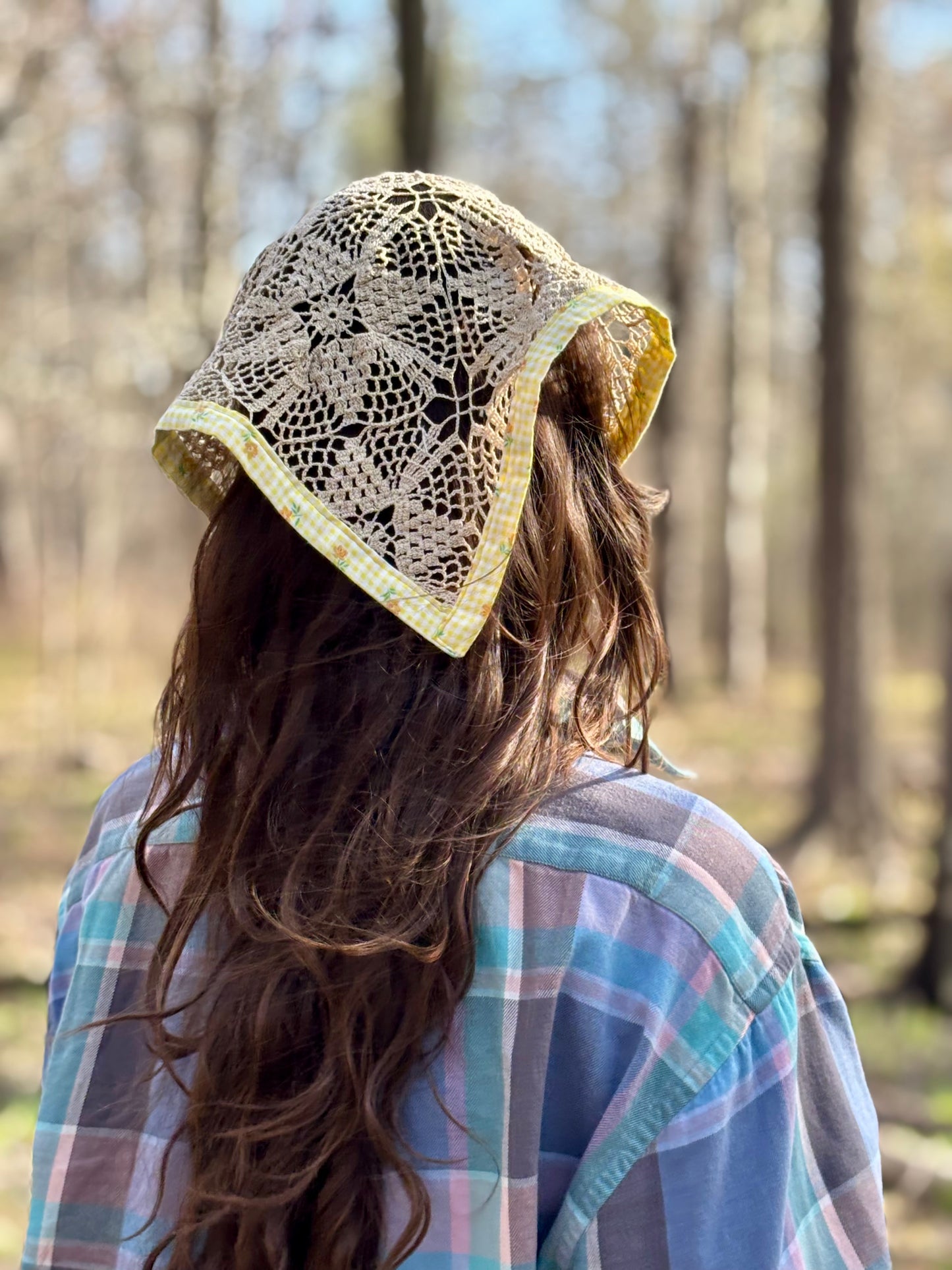 ✿ Crochet Bandana Scarf ✿