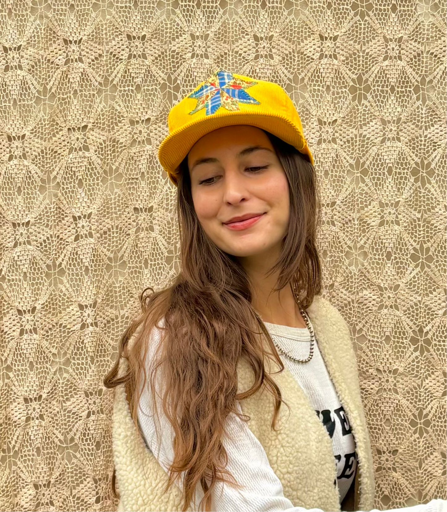 Patchwork Corduroy Trucker Hat