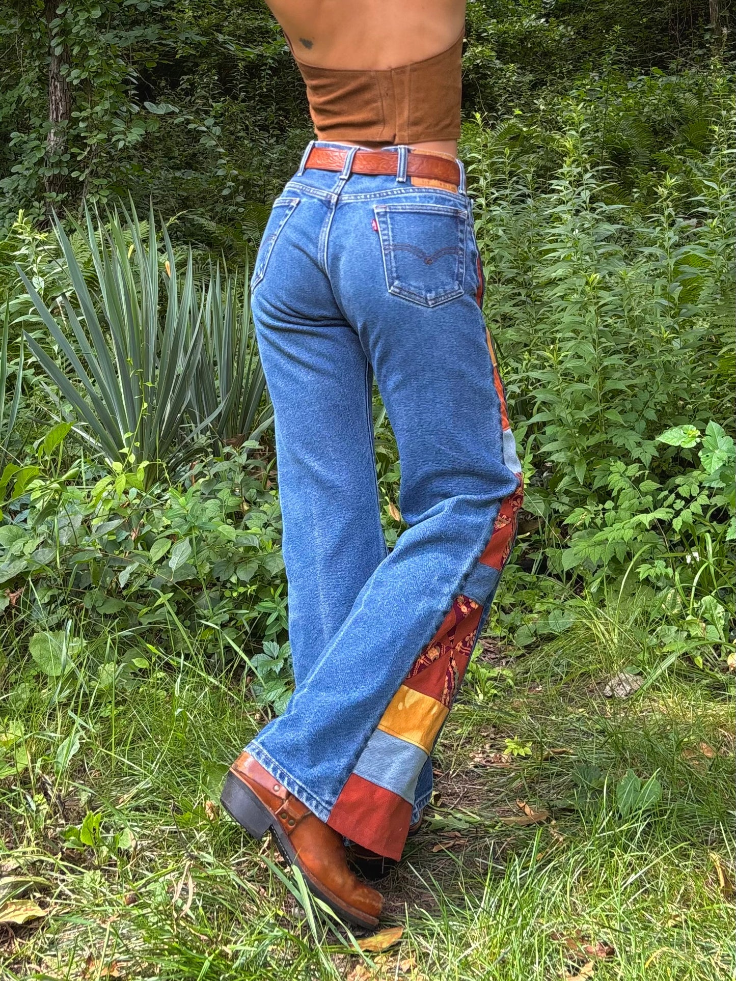 Orange Warm Tone Pinwheel Levi's