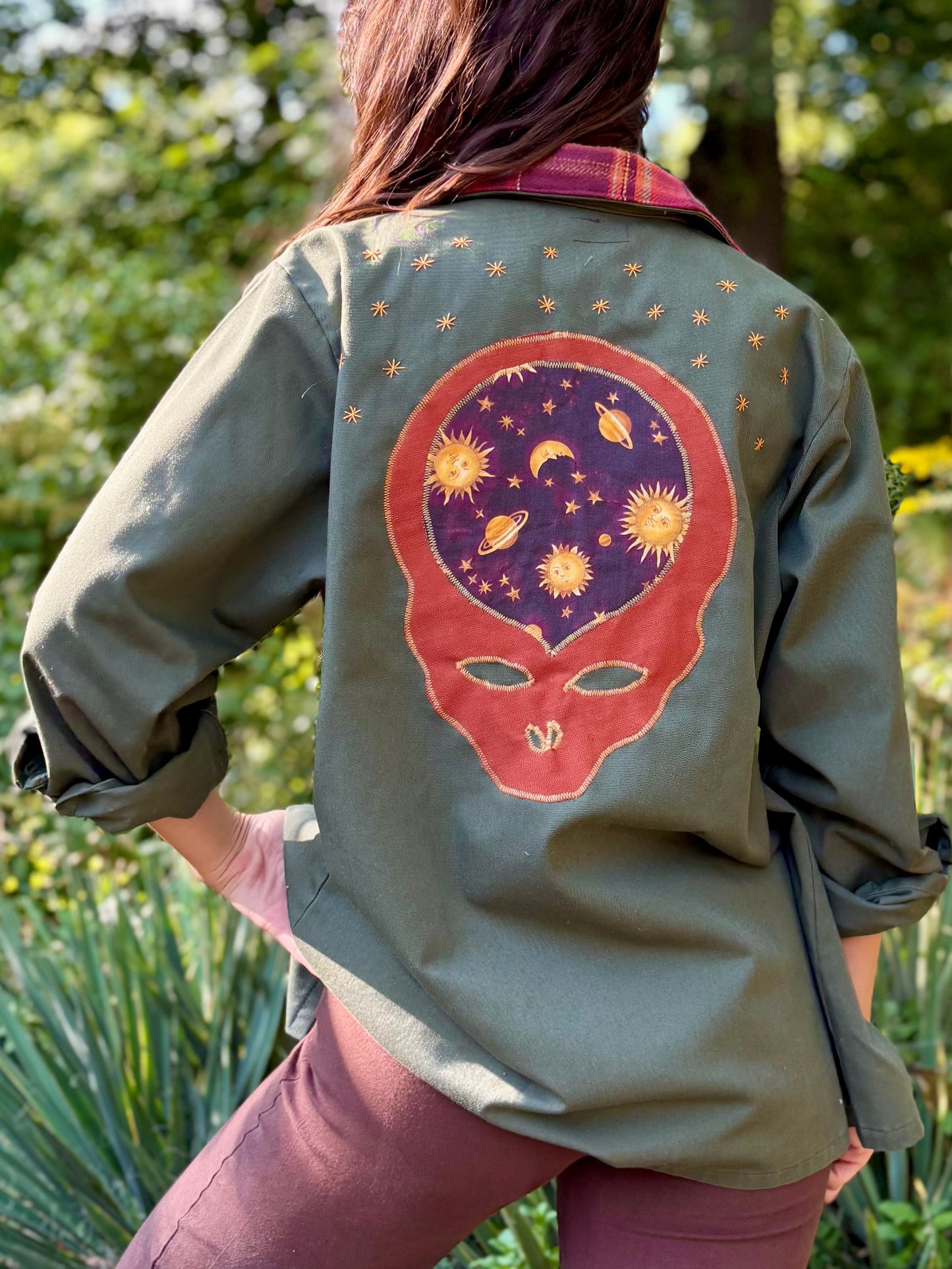 Appliqué Stealie Army Jacket