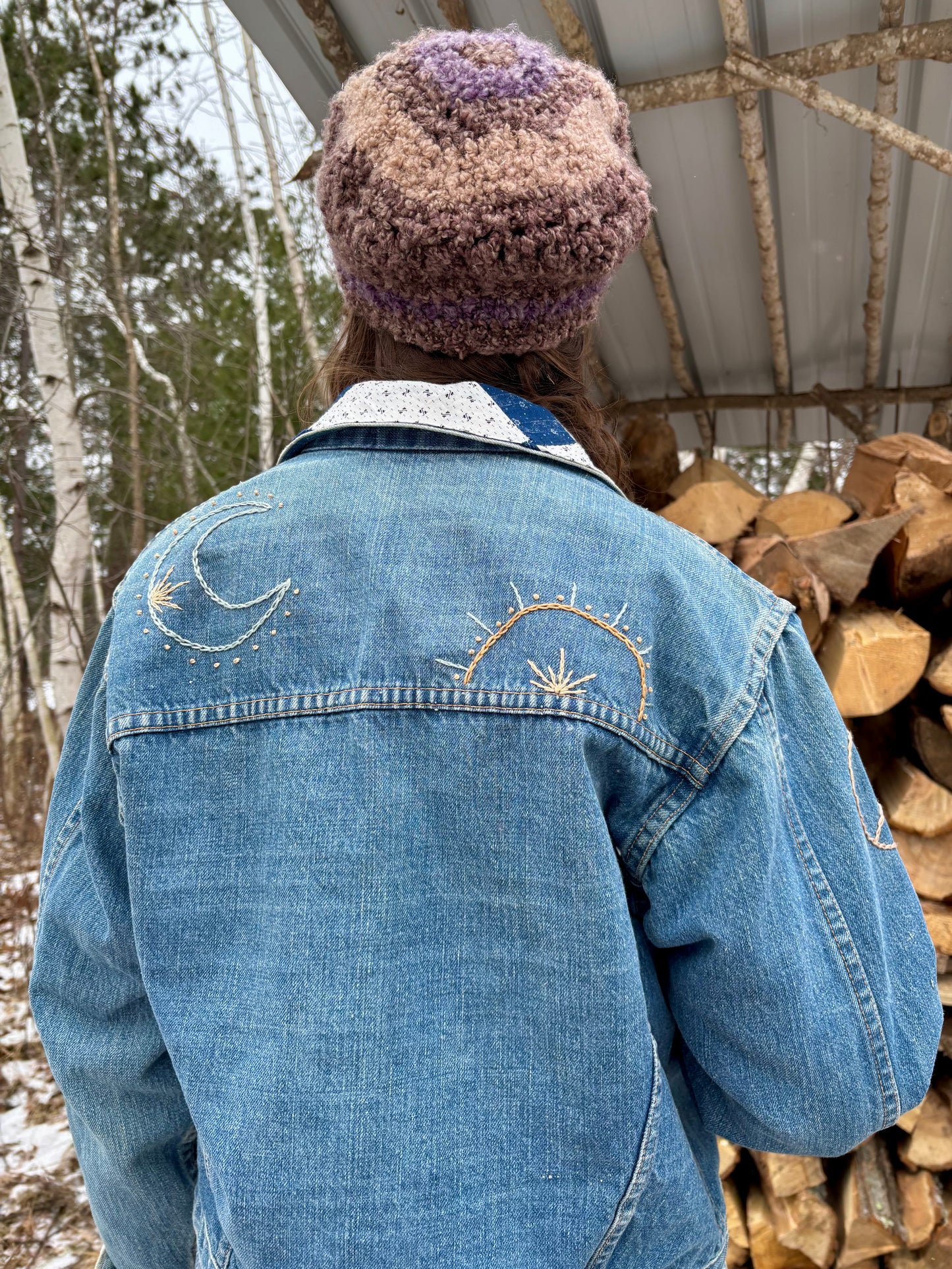 Vintage Gaucho Calico Jacket