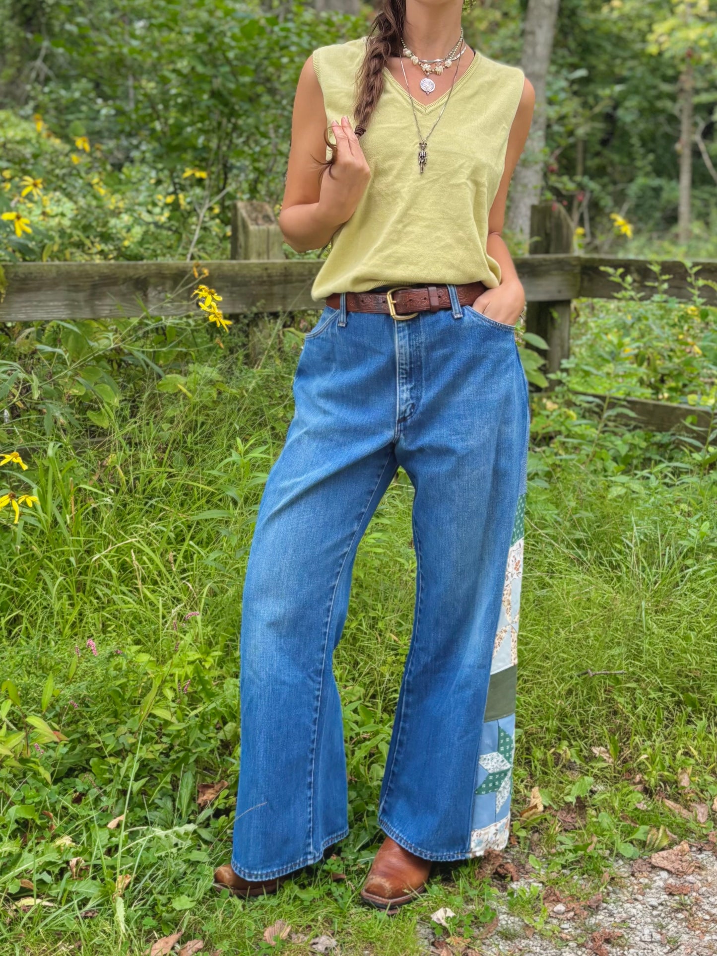 Star & Pinwheel 70s Wranglers