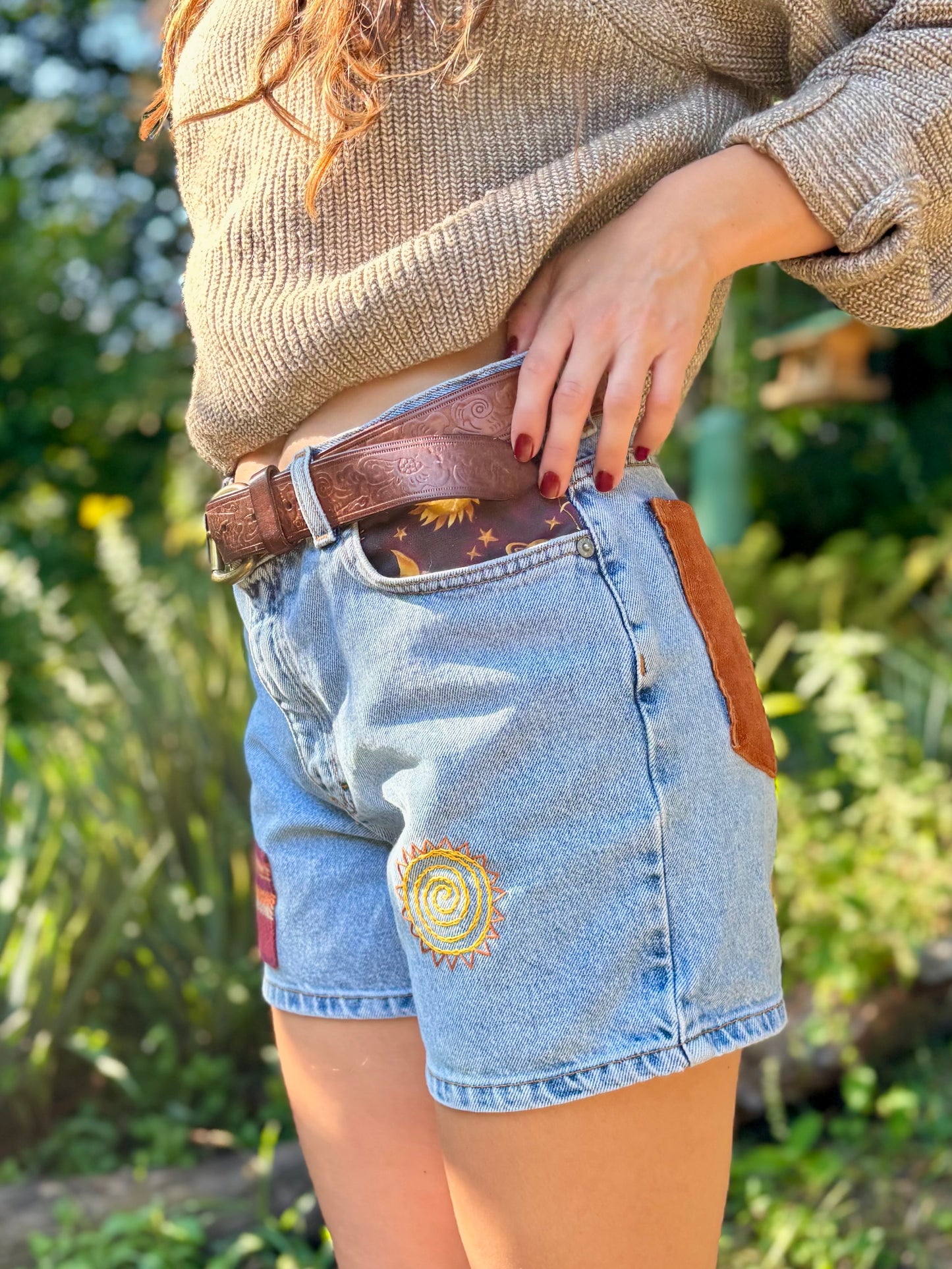 90s Calvin Klein Patchwork Shorts 🌞
