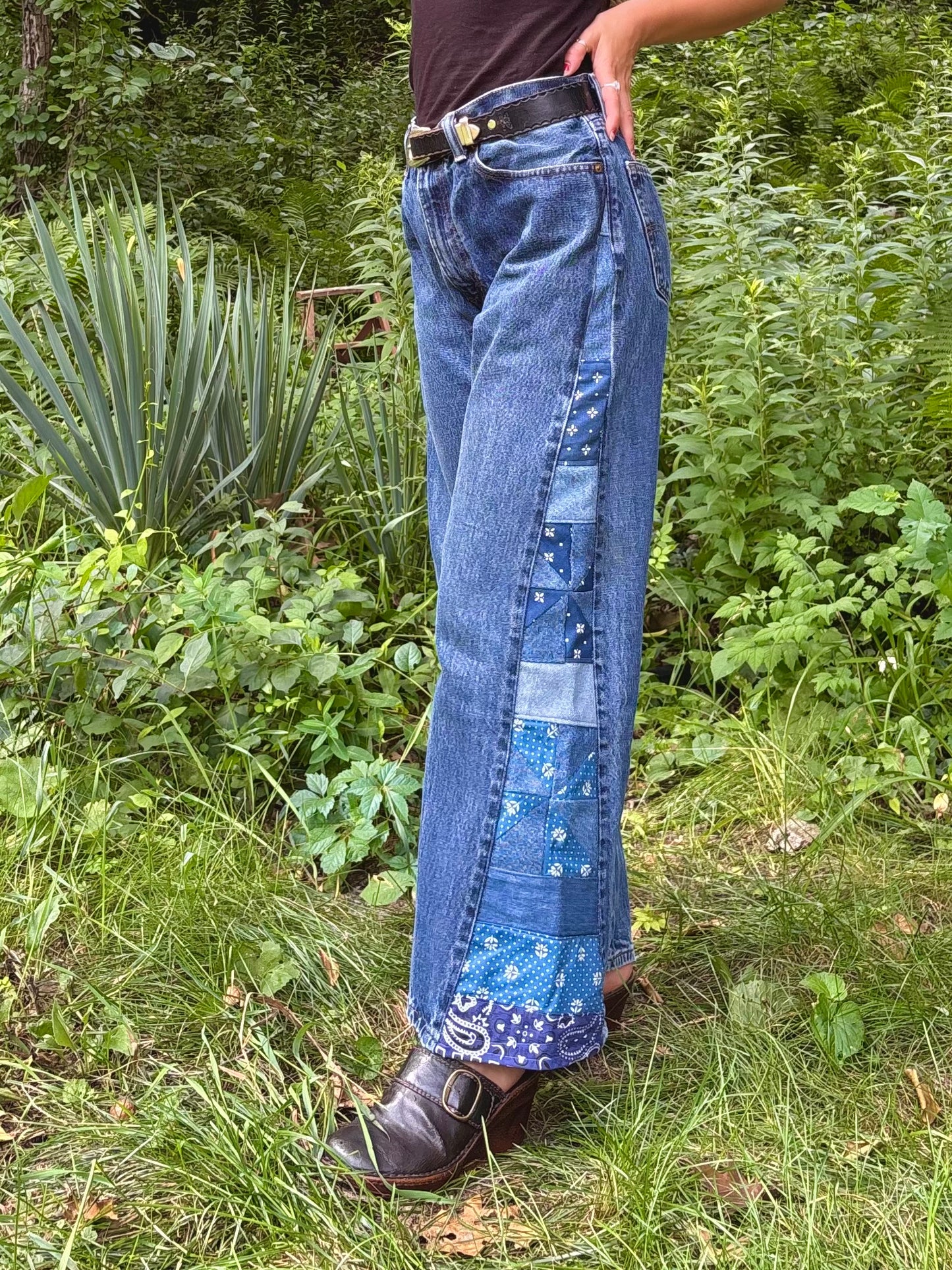 Calico Blue Pinwheel Levi's
