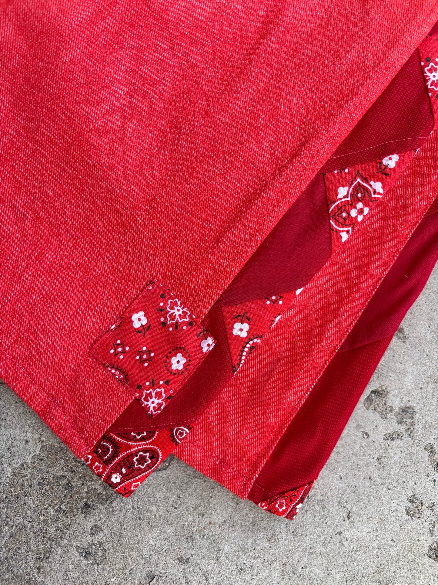 Red Wrangler Diamond Jeans