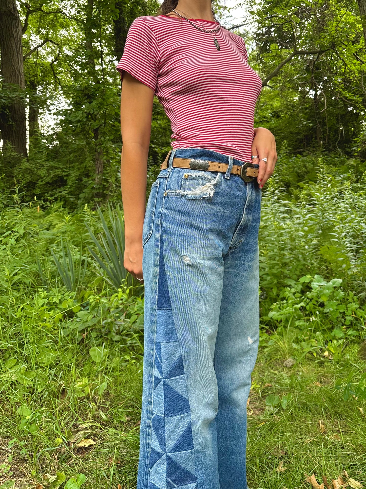 Blue Jean Pinwheel Lees