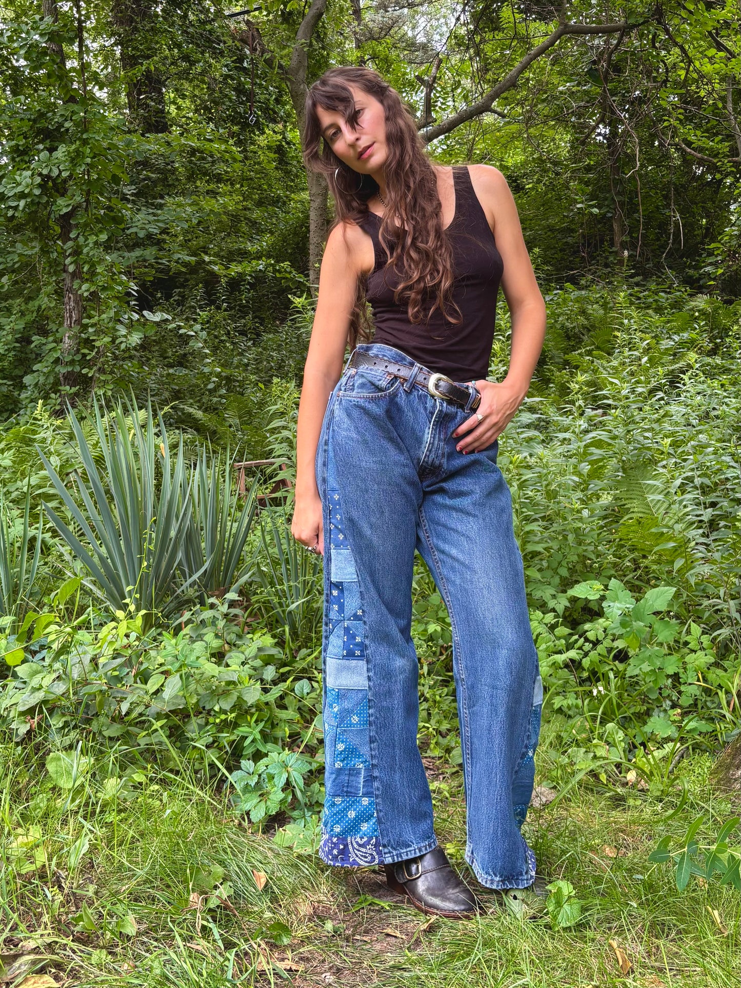 Calico Blue Pinwheel Levi's