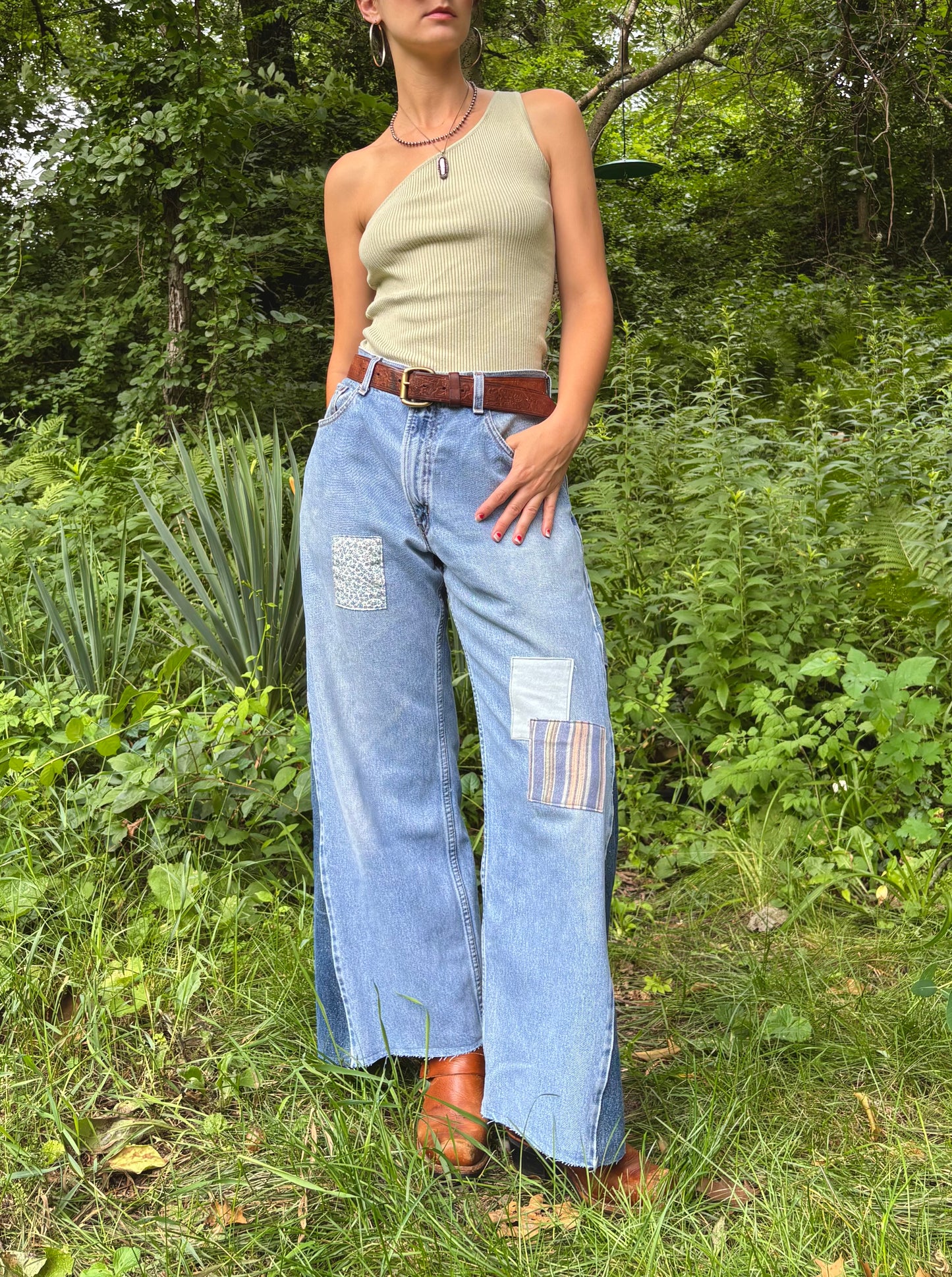 Patched Bum Levi's