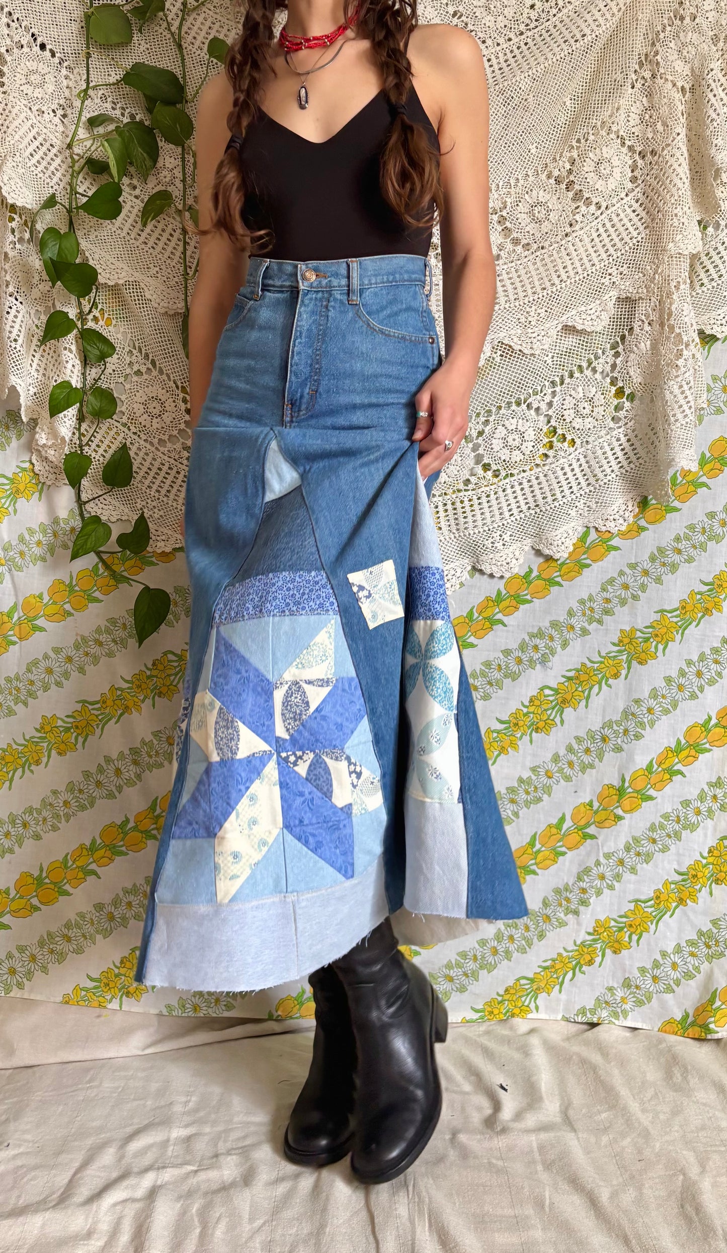 1970s Gap Quilt Skirt