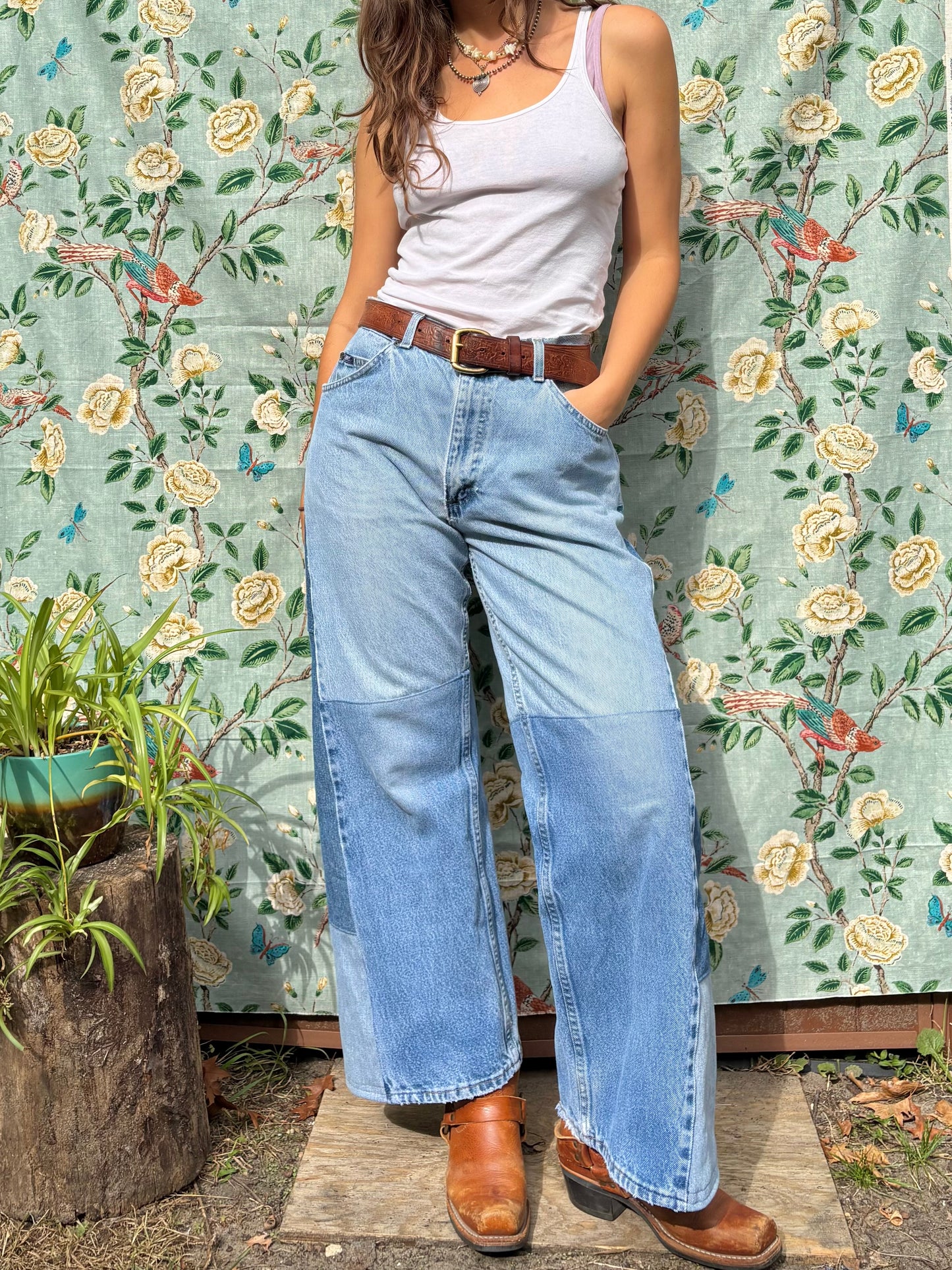Plain Jane Patched Bum Lee's