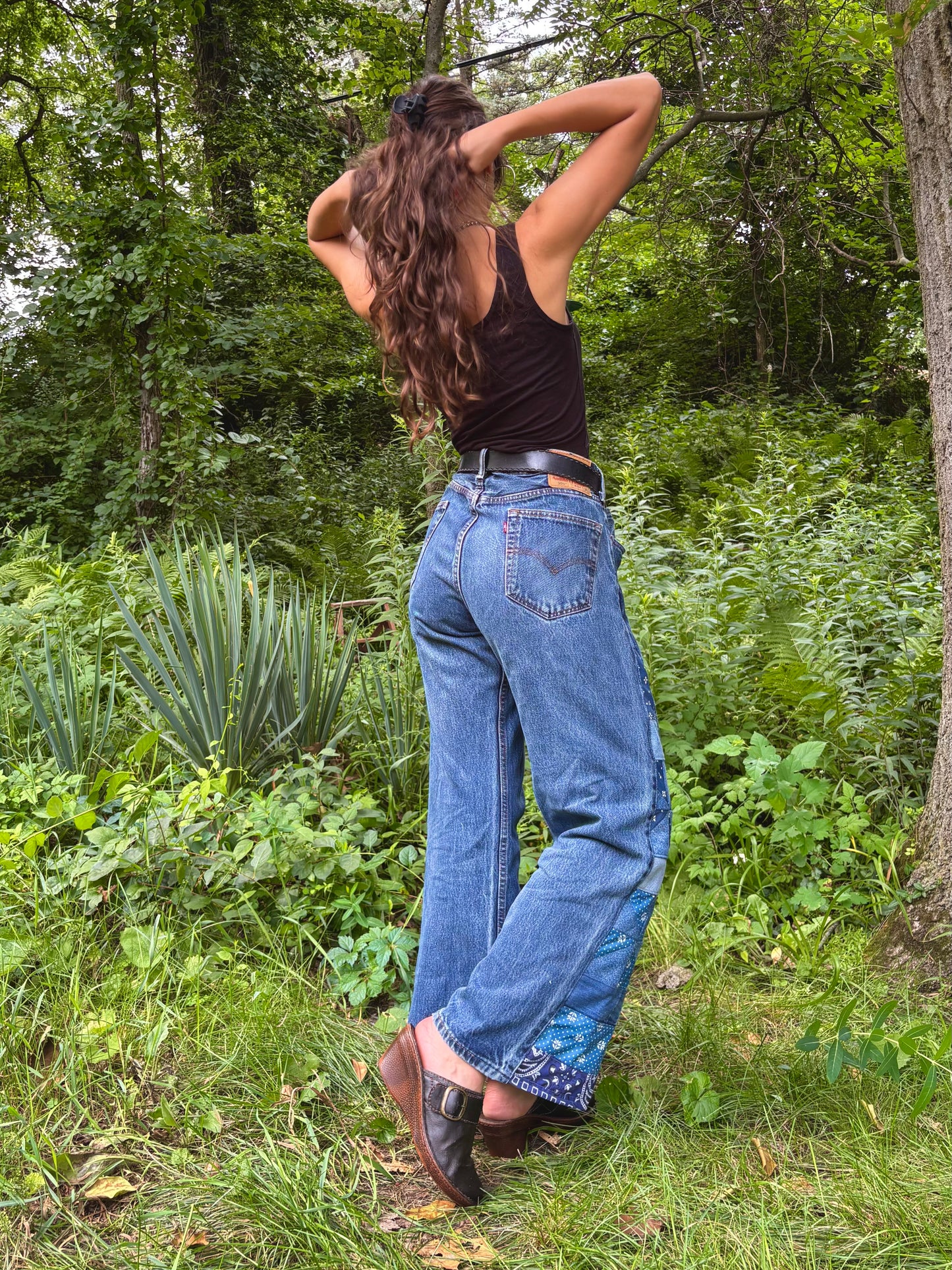 Calico Blue Pinwheel Levi's