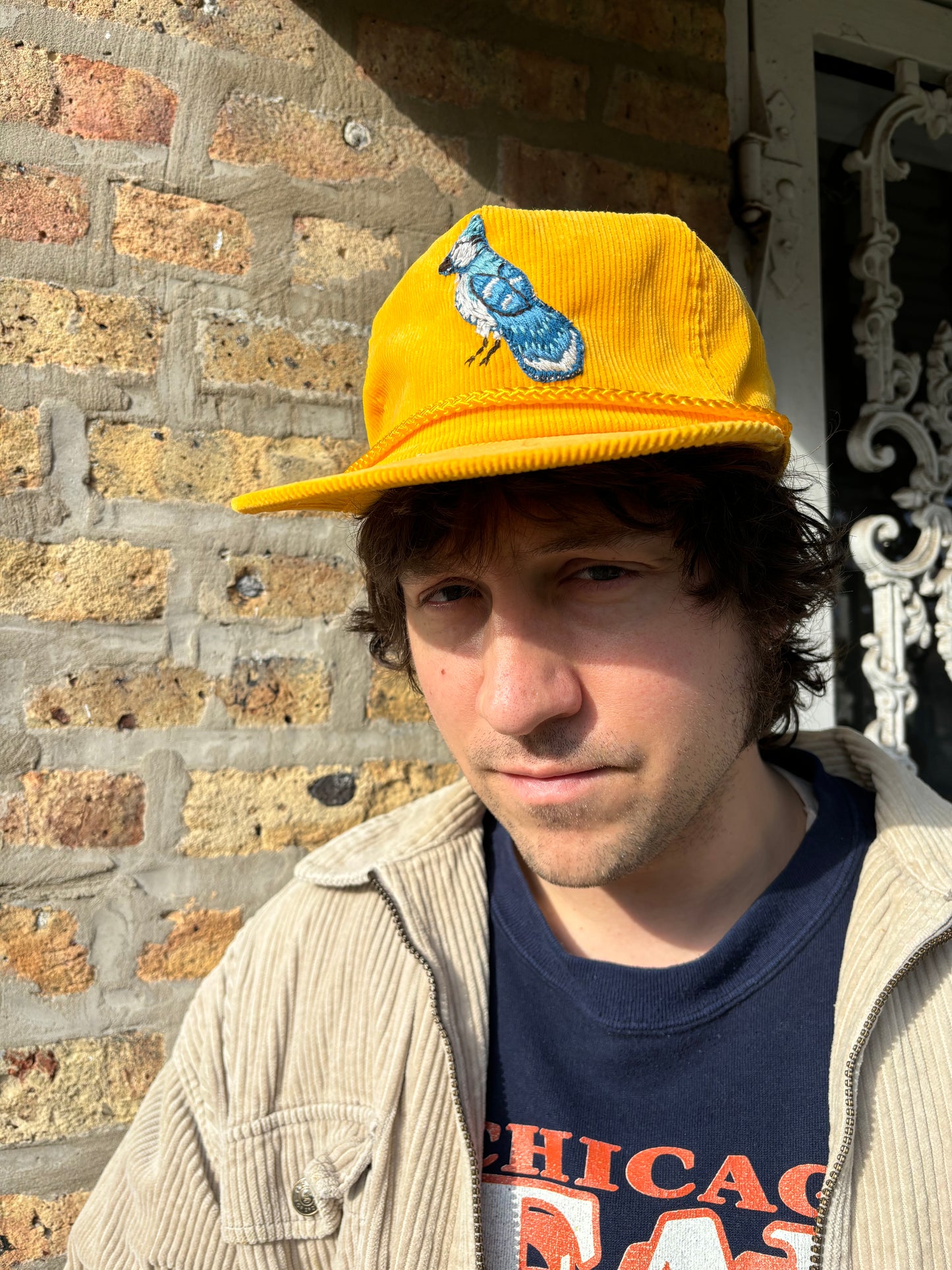 Patchwork Corduroy Trucker Hat