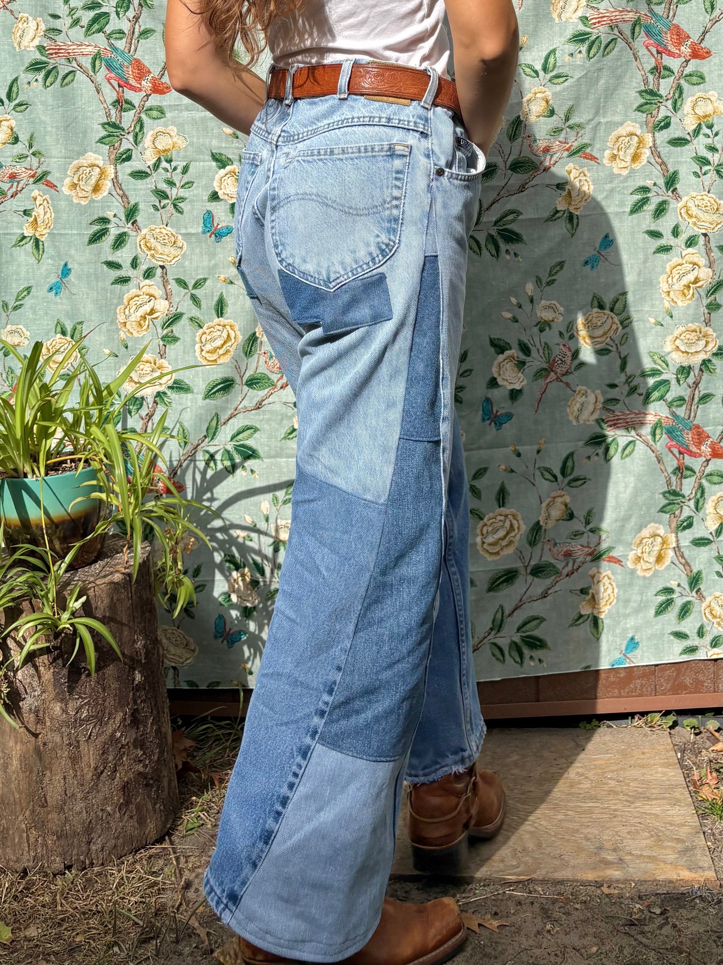 Plain Jane Patched Bum Lee's