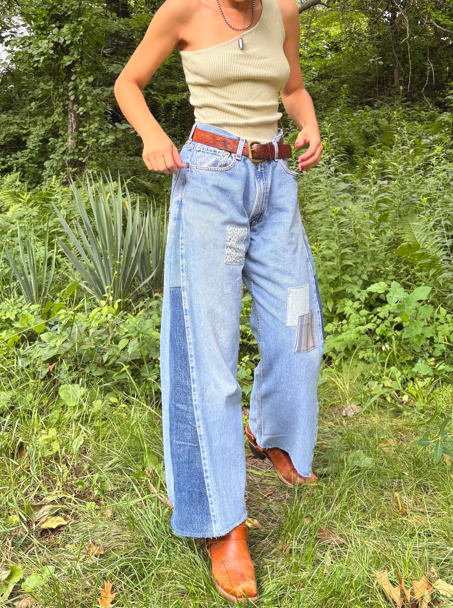 Patched Bum Levi's