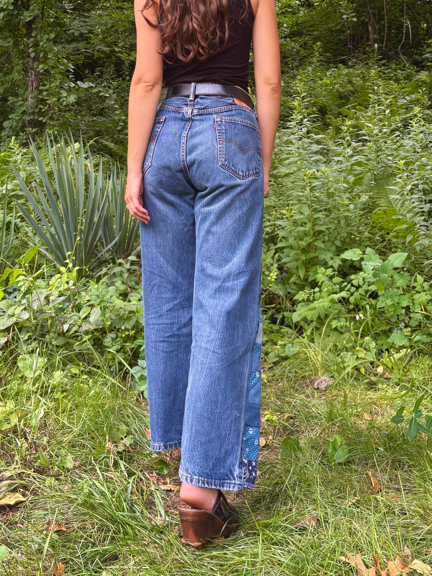 Calico Blue Pinwheel Levi's