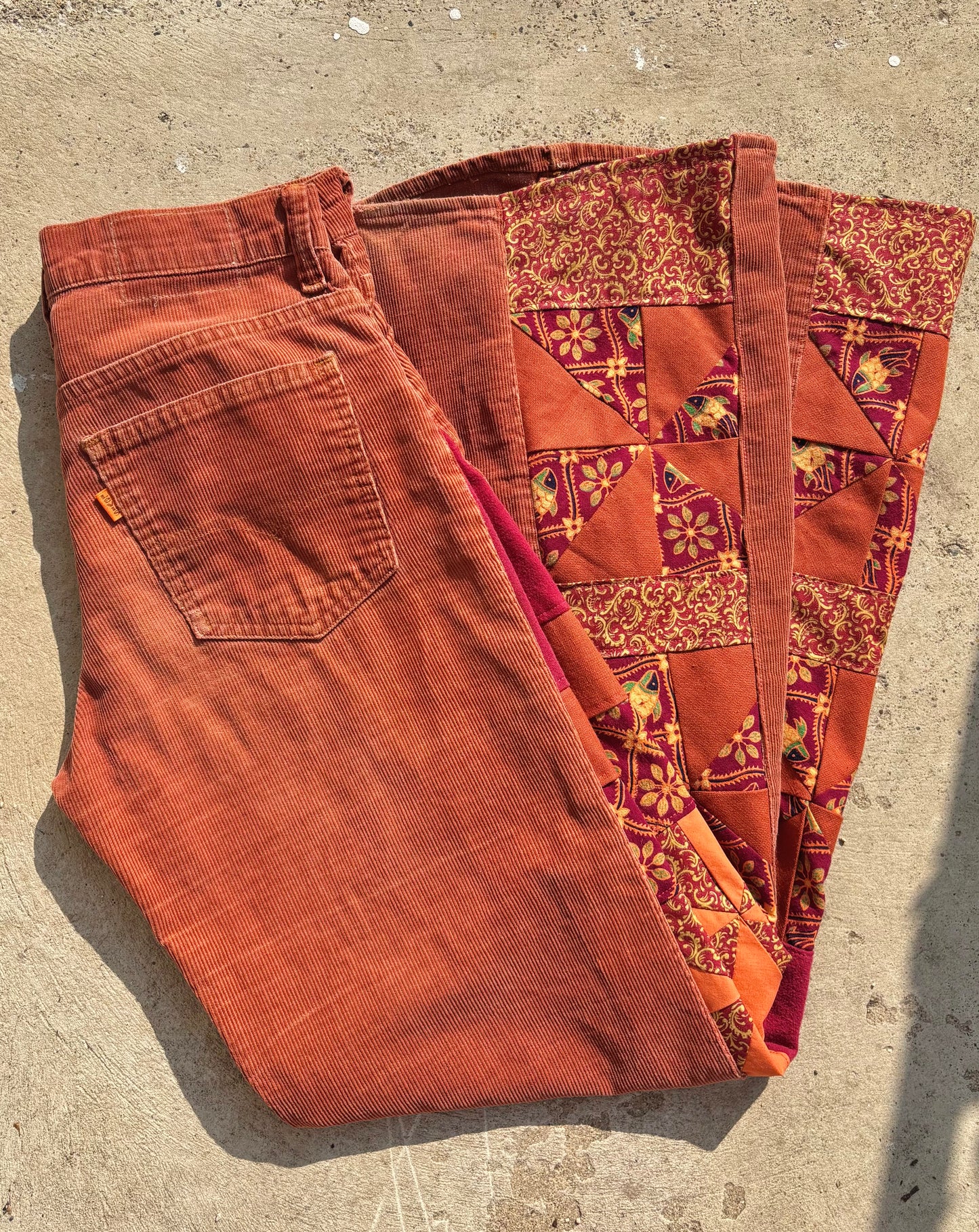 Rust Orange Tab Pinwheel Levi's