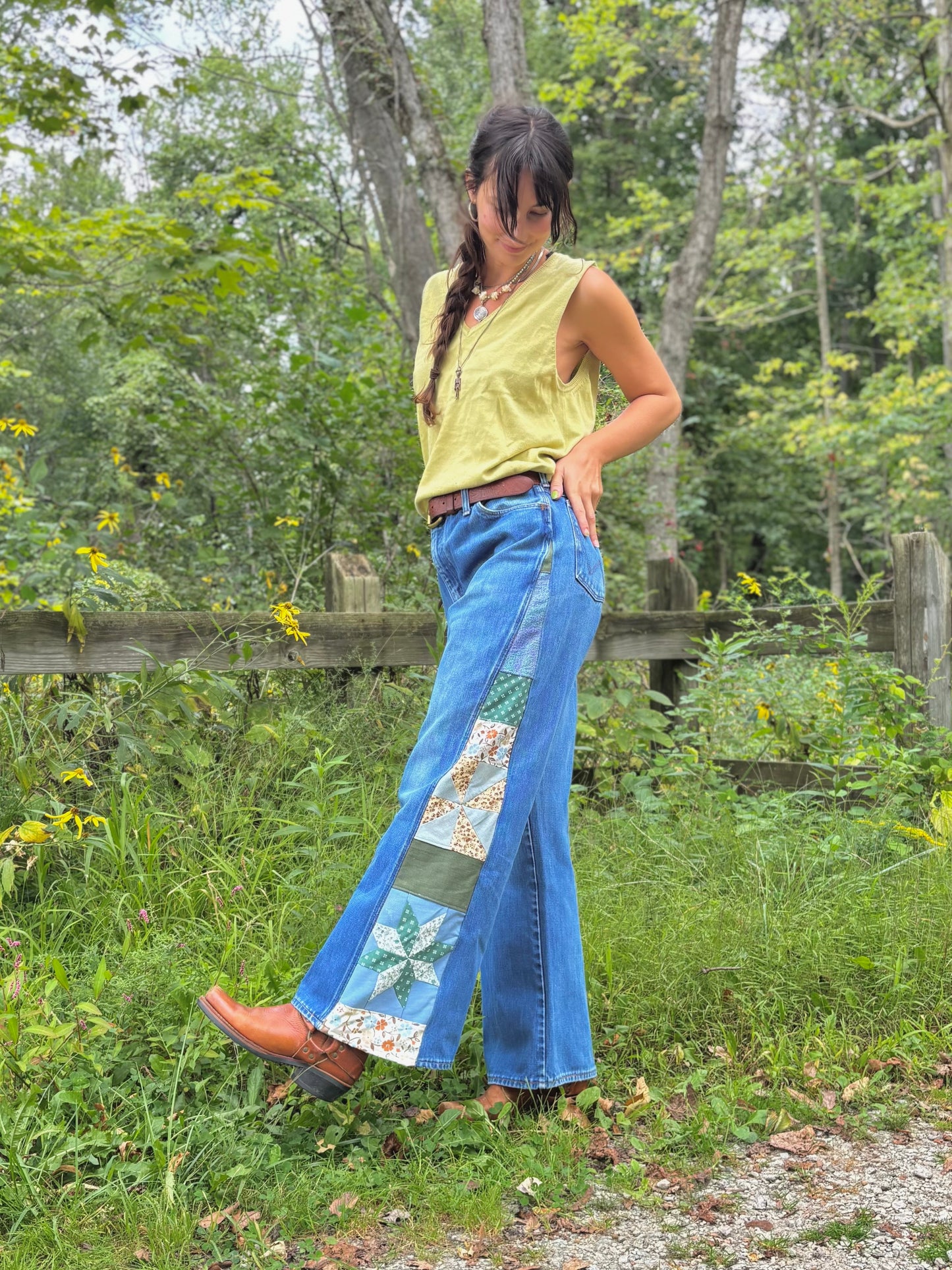Star & Pinwheel 70s Wranglers