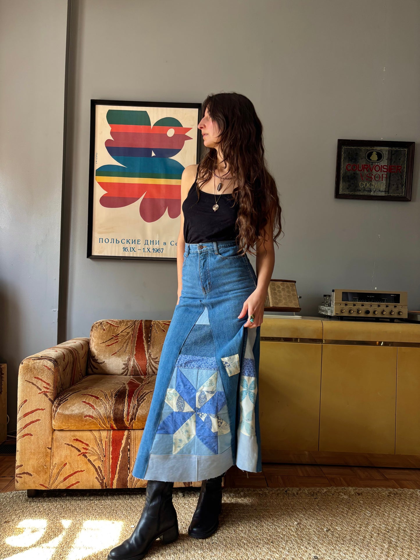 1970s Gap Quilt Skirt