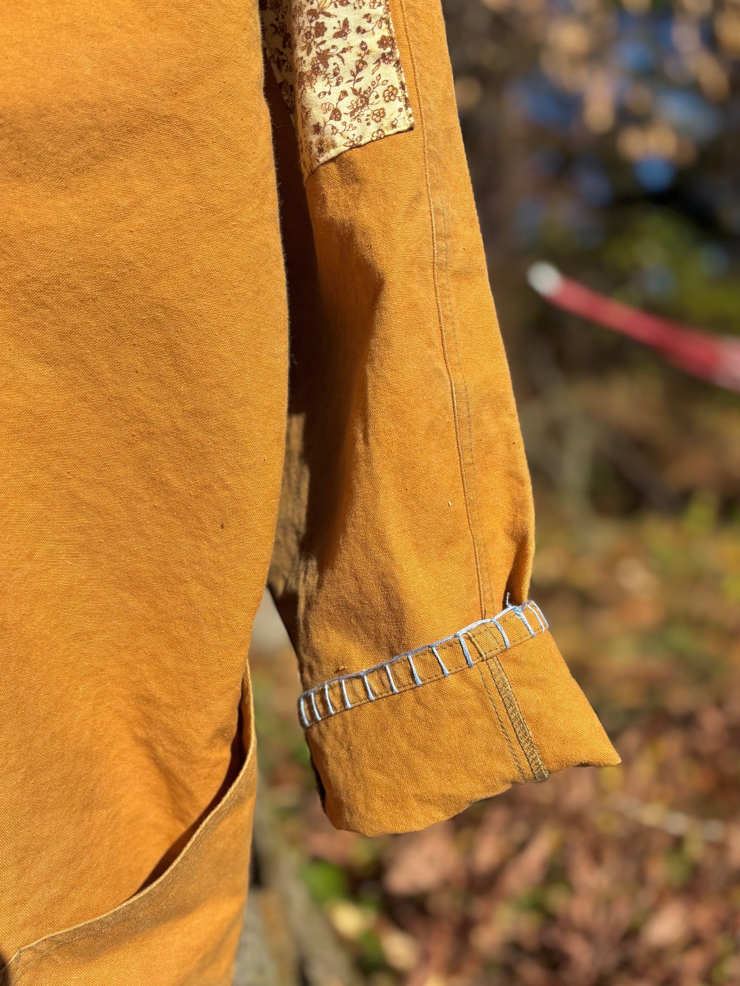 𓆟 Embroidered & Patched Canvas Barn Coat