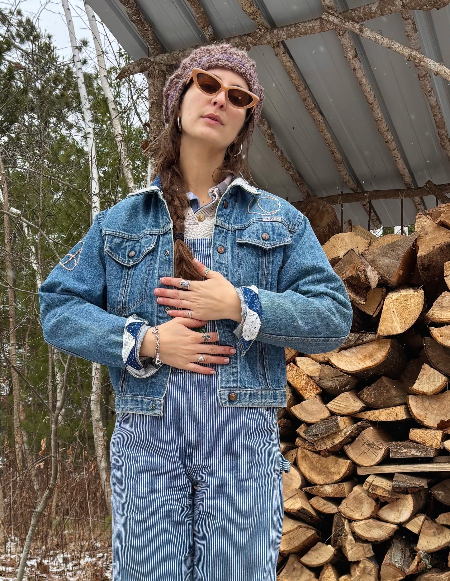 Vintage Gaucho Calico Jacket